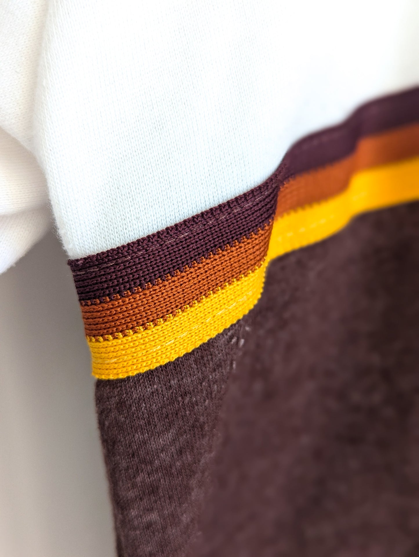 Respect The Spectrum Retro-Vibe Striped Ribbing - Unisex Adult Sweatshirt - Repurposed Rebels