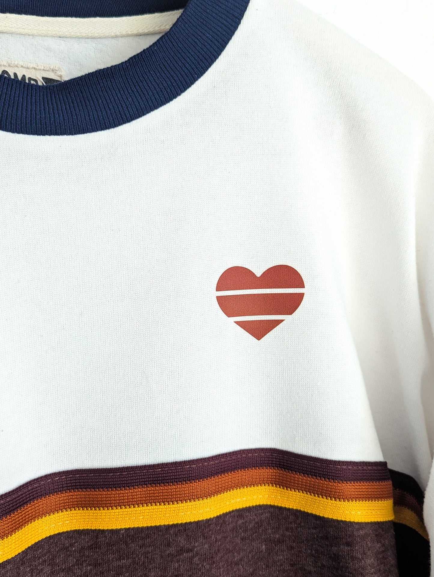 Respect The Spectrum Retro-Vibe Striped Ribbing - Unisex Adult Sweatshirt - Repurposed Rebels