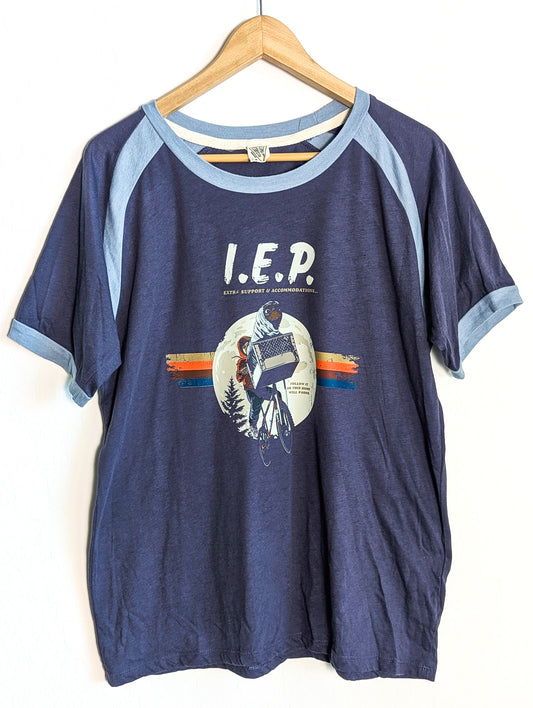 I.E.P. Extra Support & Accommodations - This Home Will Phone - Retro Unisex Ringer - Repurposed Rebels