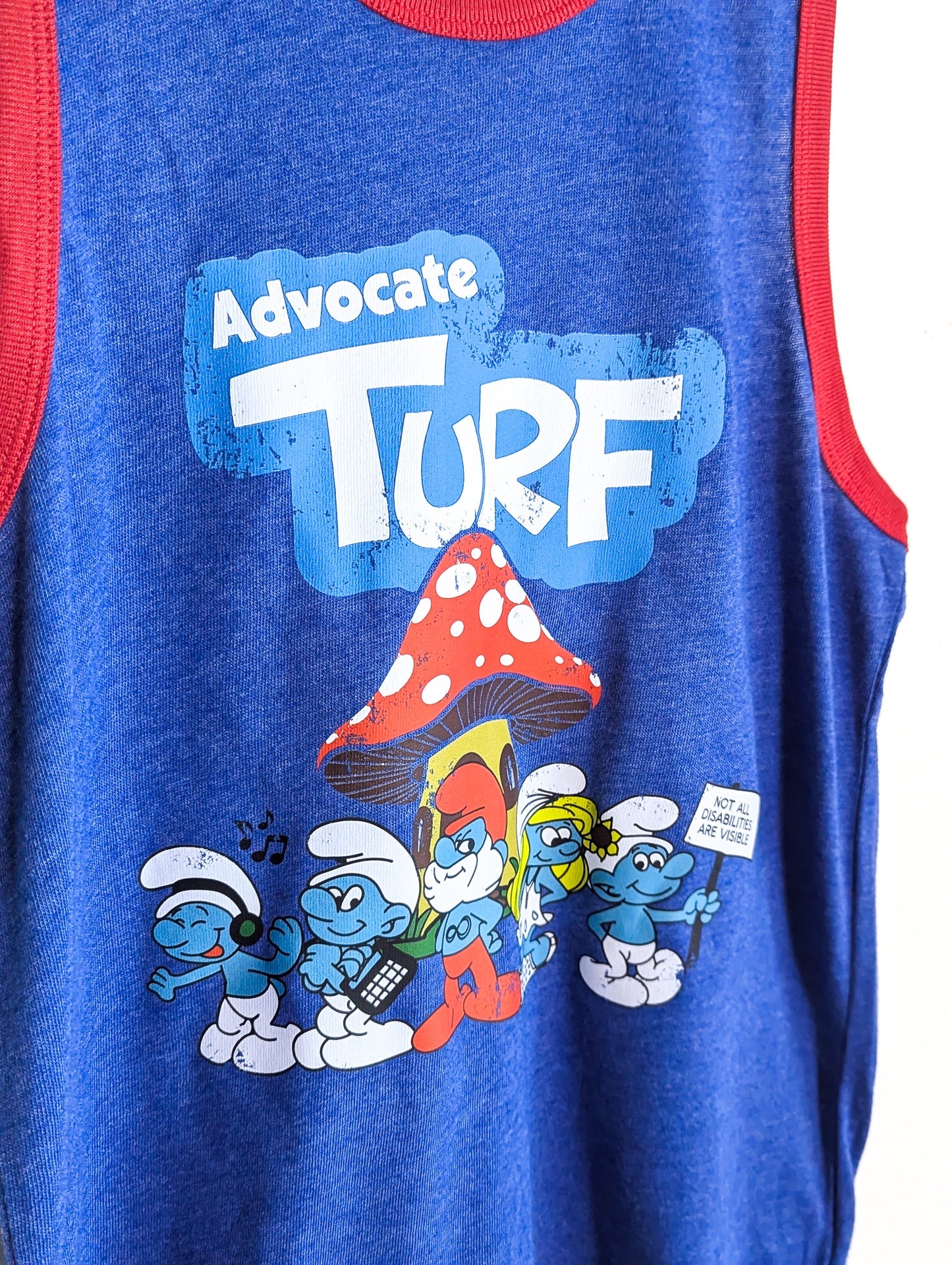 Advocate Turf - Unisex Ringer Raglan Tank Top - Repurposed Rebels