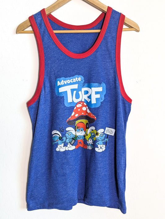 Advocate Turf - Unisex Ringer Raglan Tank Top - Repurposed Rebels