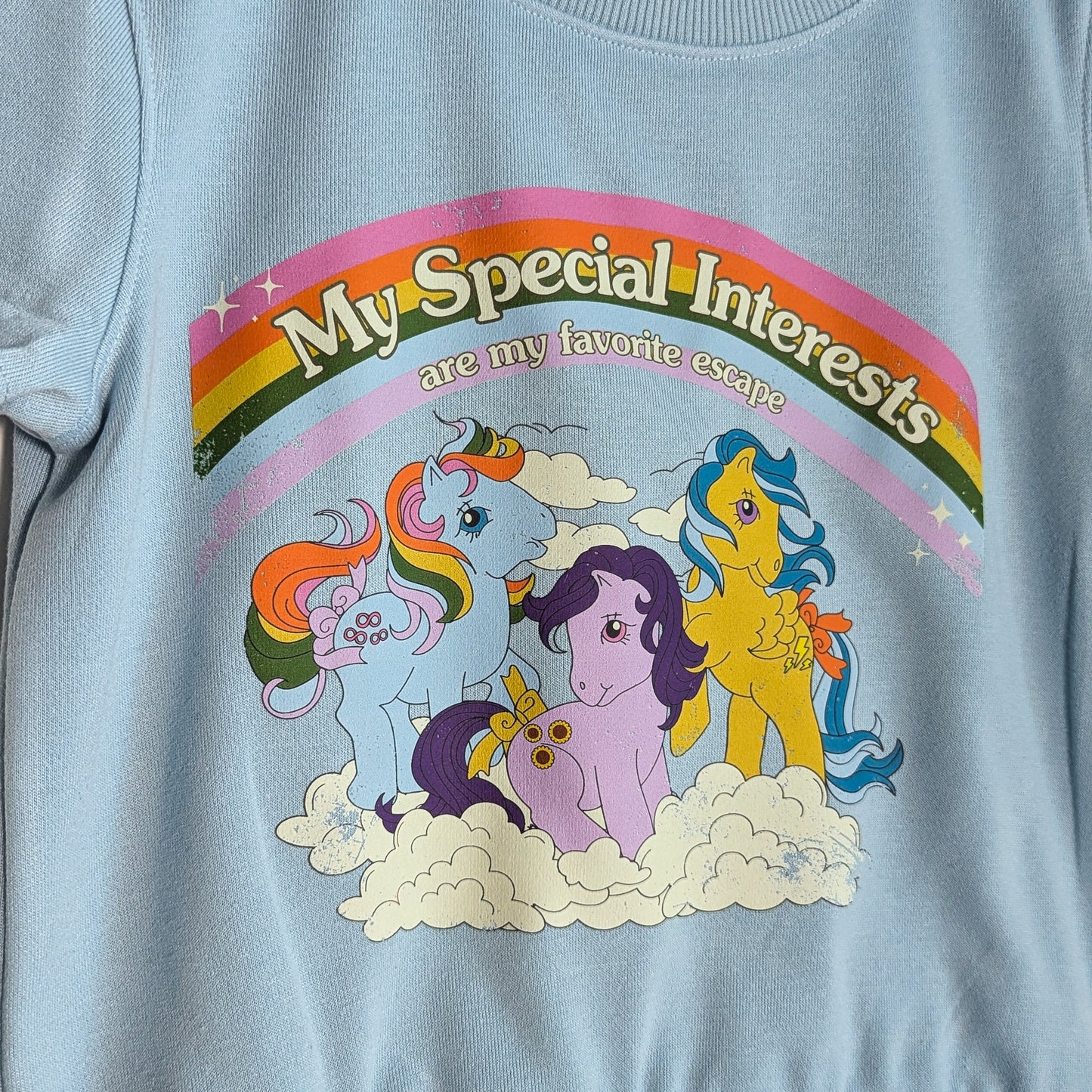 My Special Interests are my Favorite Escape - Girls' Short-Sleeves Sweatshirt - Repurposed Rebels