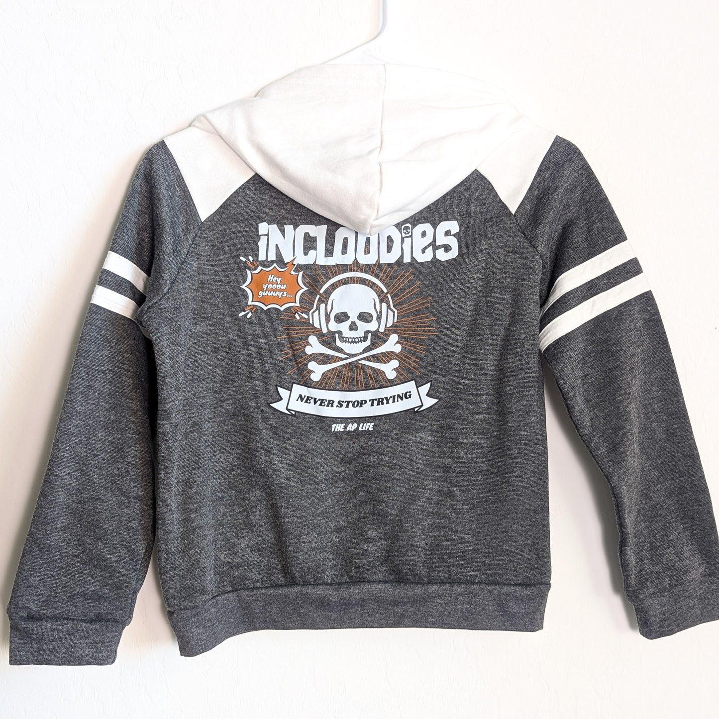 Incloodies Never Stop Trying - Youth Girls' Hoodie - Repurposed Rebels