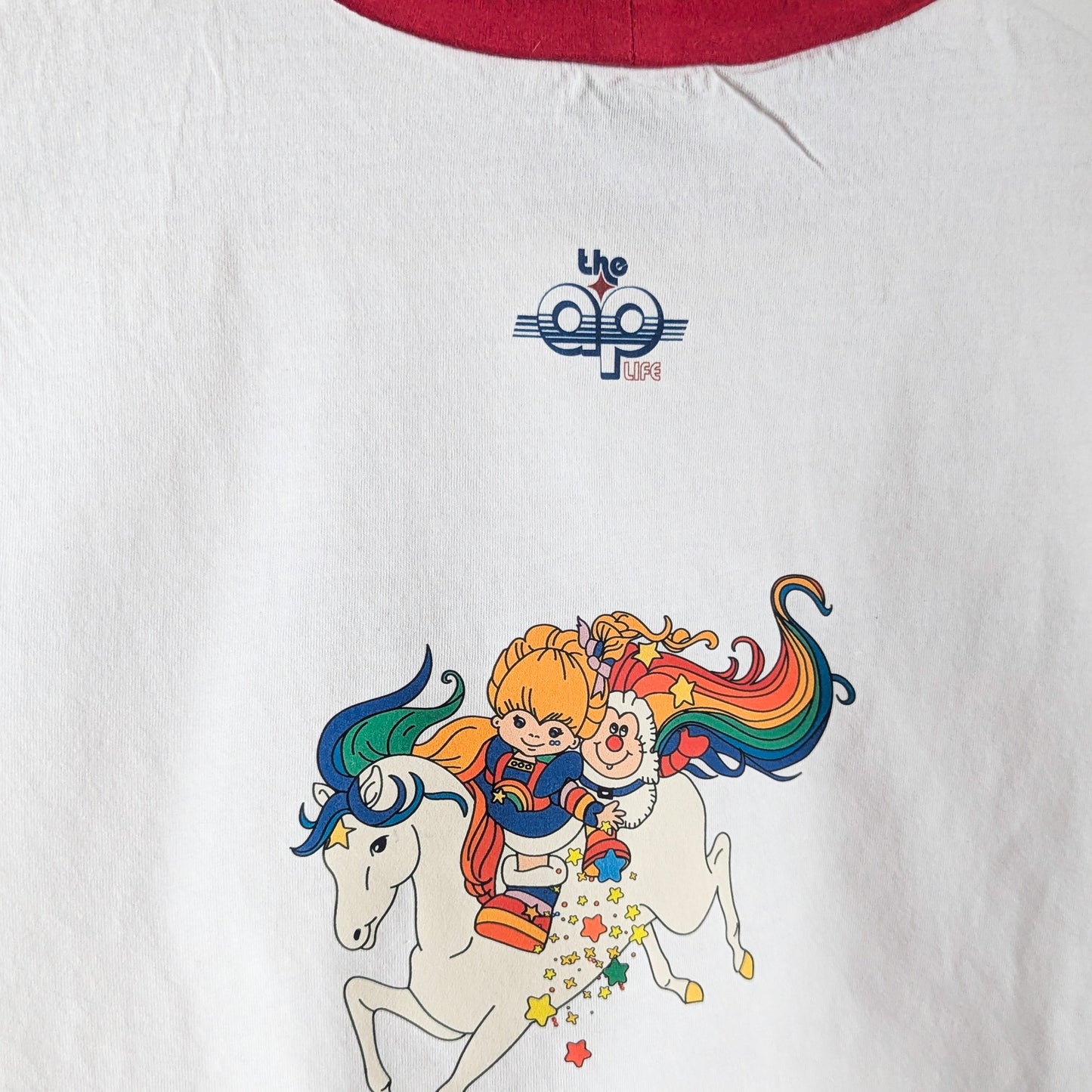 Neurodiversity Spreads Color to the Earth - Women's Rainbow Ringer Baby Tee - Repurposed Rebels