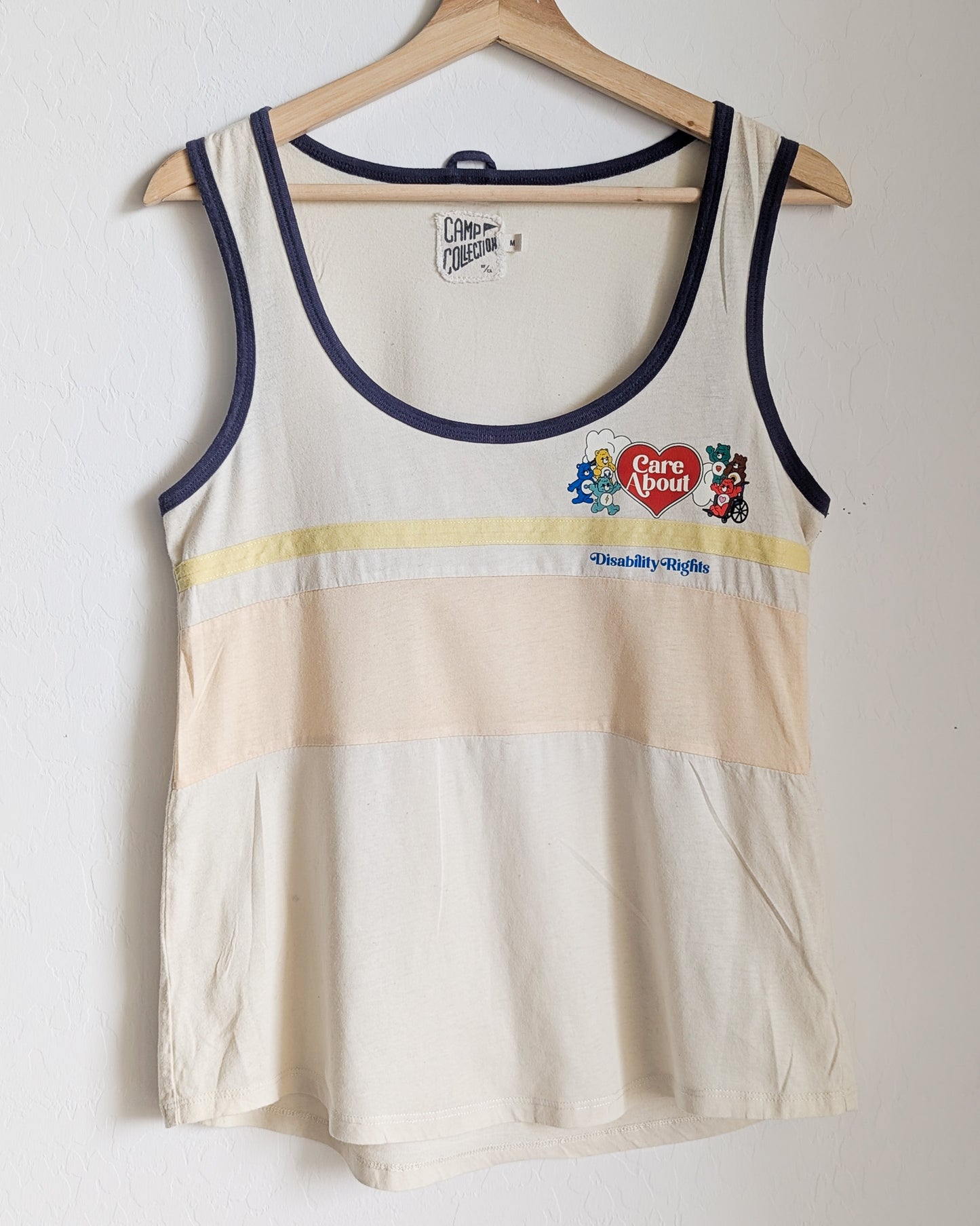 Care About Disability Rights - Women's Ringer Tank Top - Repurposed Rebels