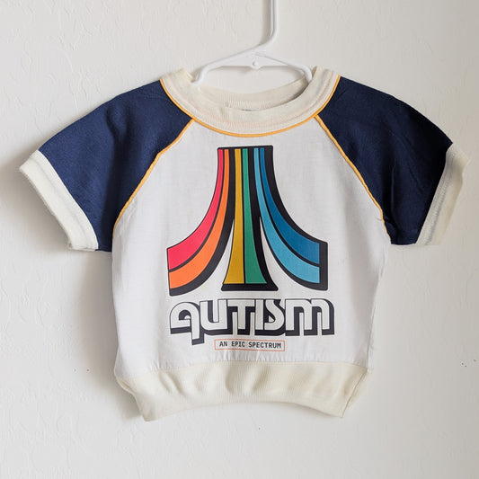 Autism - An Epic Spectrum - True Vintage Toddler Boys Sweatshirt Tee (2T) - Repurposed Rebels