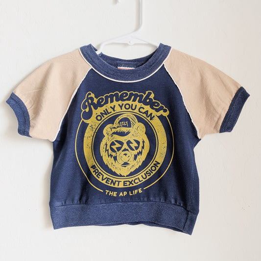 Remember, Only You Can Prevent Exclusion - True Vintage Toddler Boys Sweatshirt Tee (18-24Mo) - Repurposed Rebels