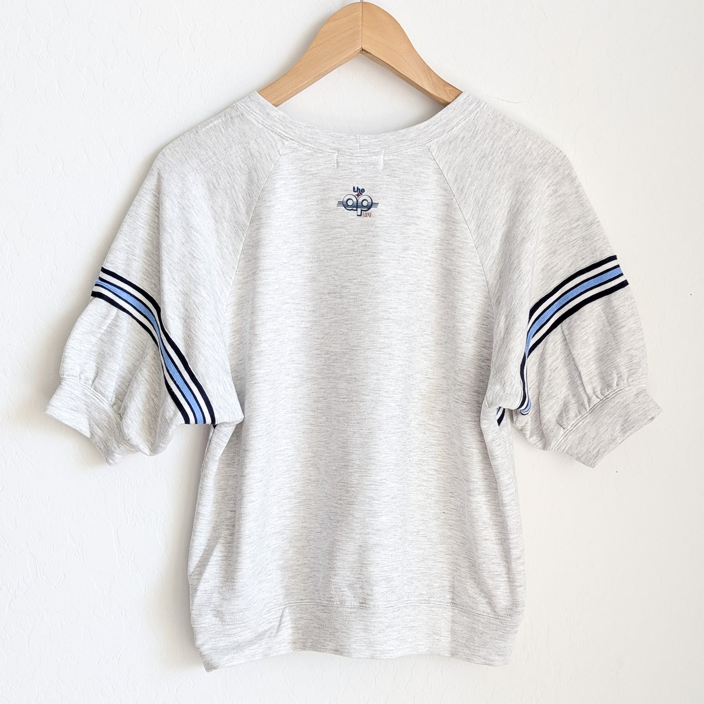 Warren G Had to Regulate Too - Women's Striped Ribbing Short Sleeved Sweatshirt - Repurposed Rebels