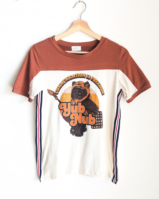 Yub Nub - Communication is Freedom - S2C Women's Tee - Repurposed Rebels