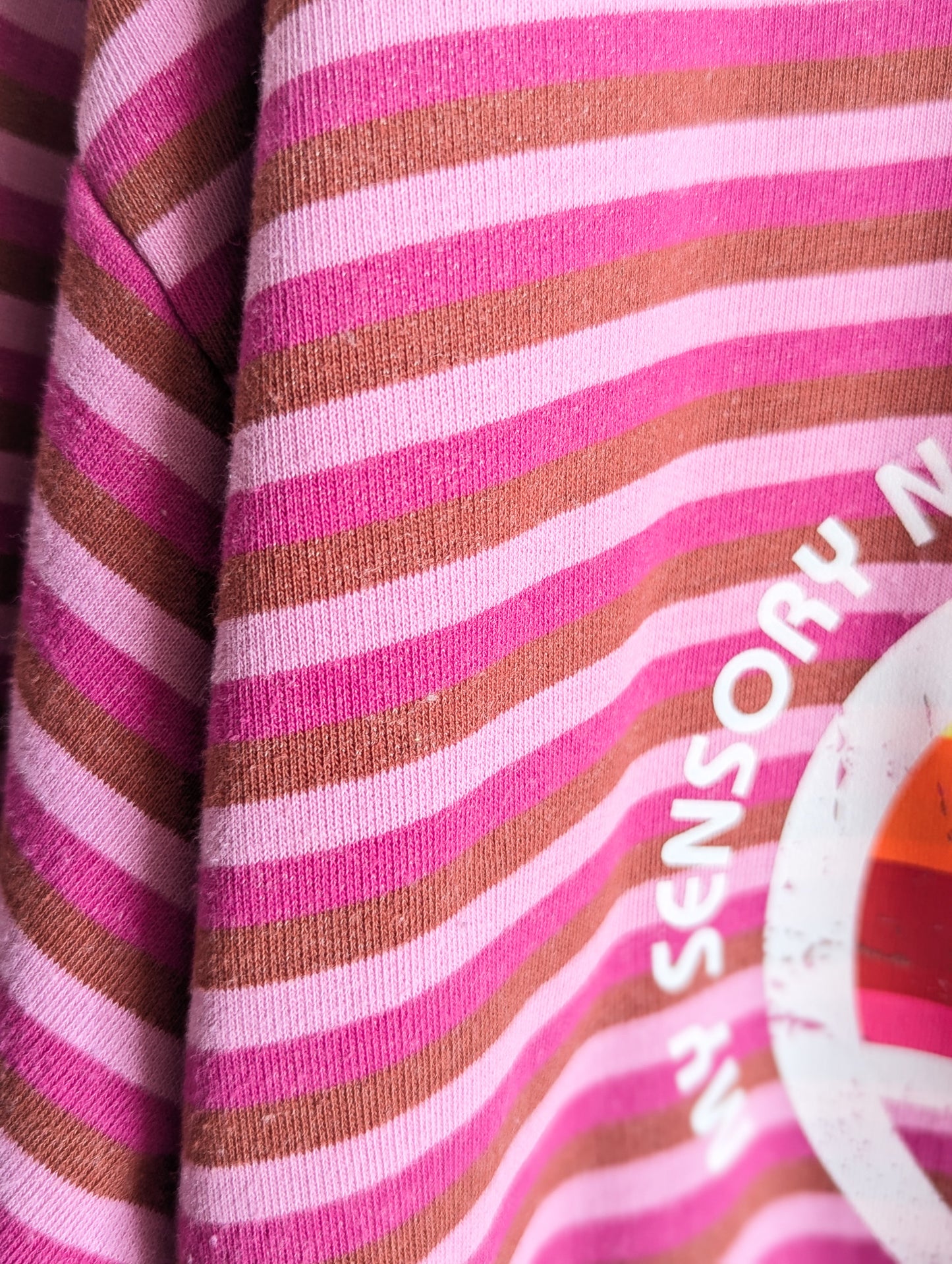 My Sensory Needs Are Oh-So Specific - Women's Striped Sweatshirt - Repurposed Rebels