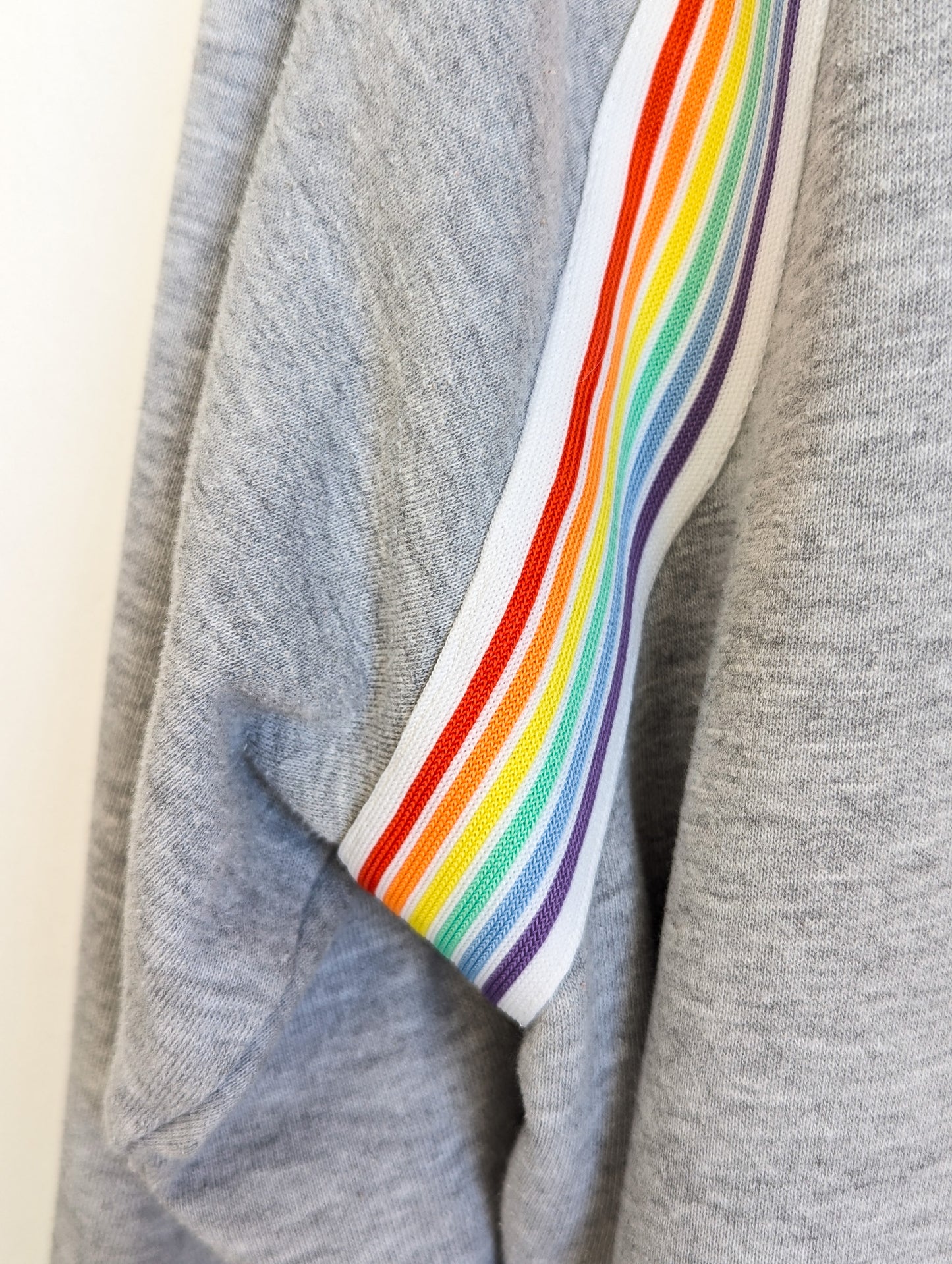 Advocates Pop-Off - Women's Hoodie with Rainbow Trim - Repurposed Rebels