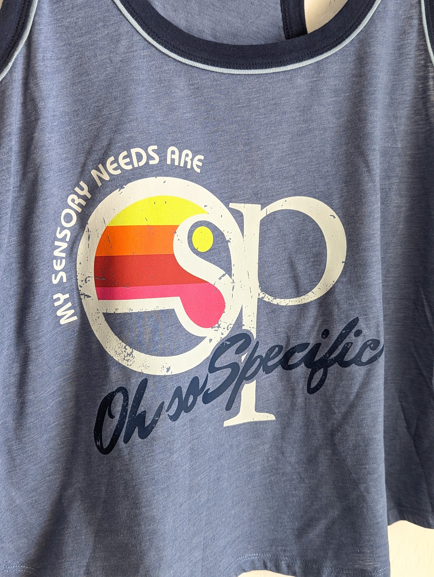 My Sensory Needs are Oh-So Specific - Women's Ringer Tank Top XL - Repurposed Rebels