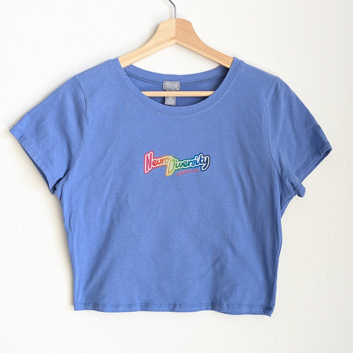 Neurodiversity is Biodiversity - Women's Baby Tee XL - Repurposed Rebels