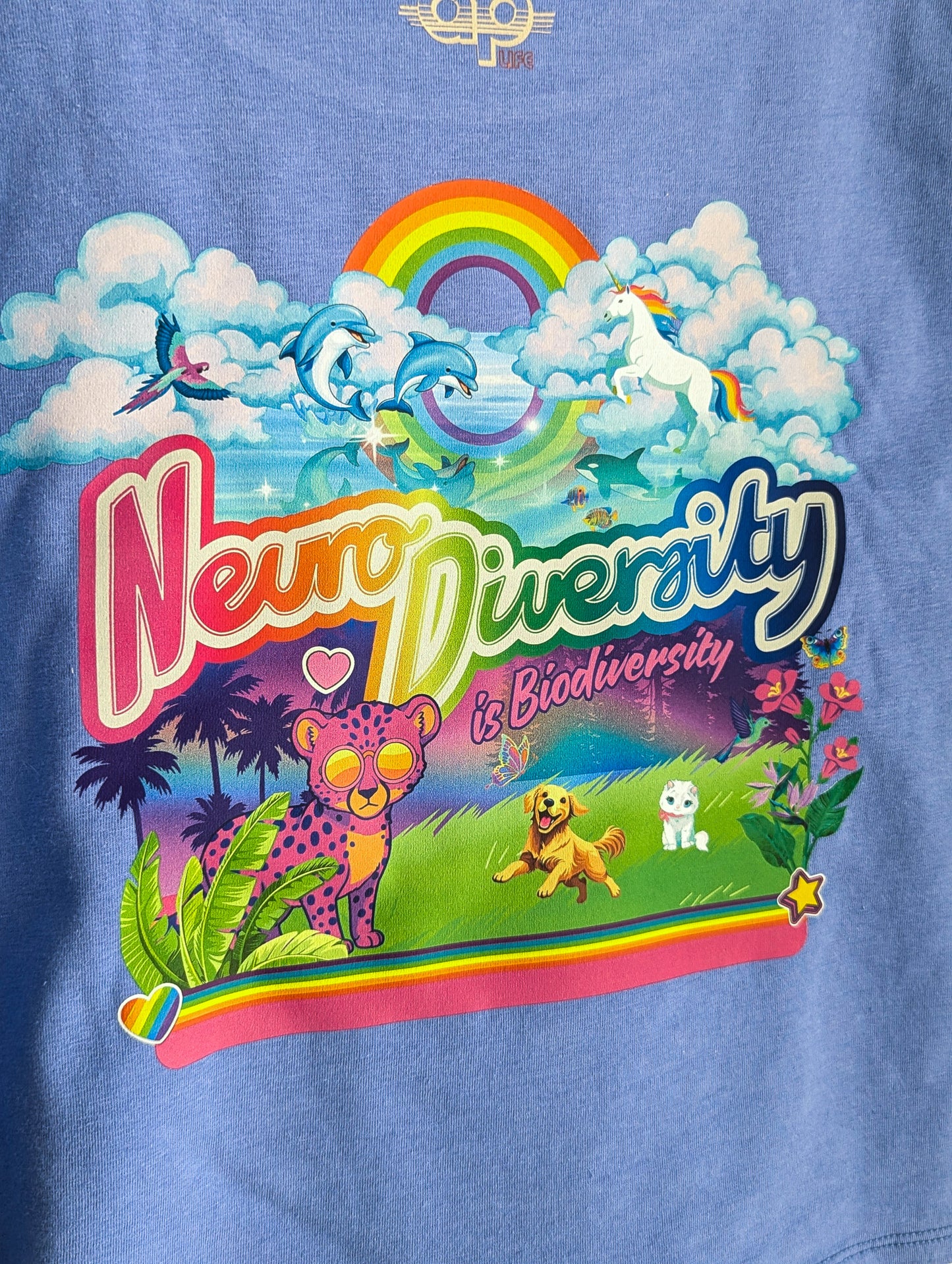 Neurodiversity is Biodiversity - Women's Baby Tee XL - Repurposed Rebels