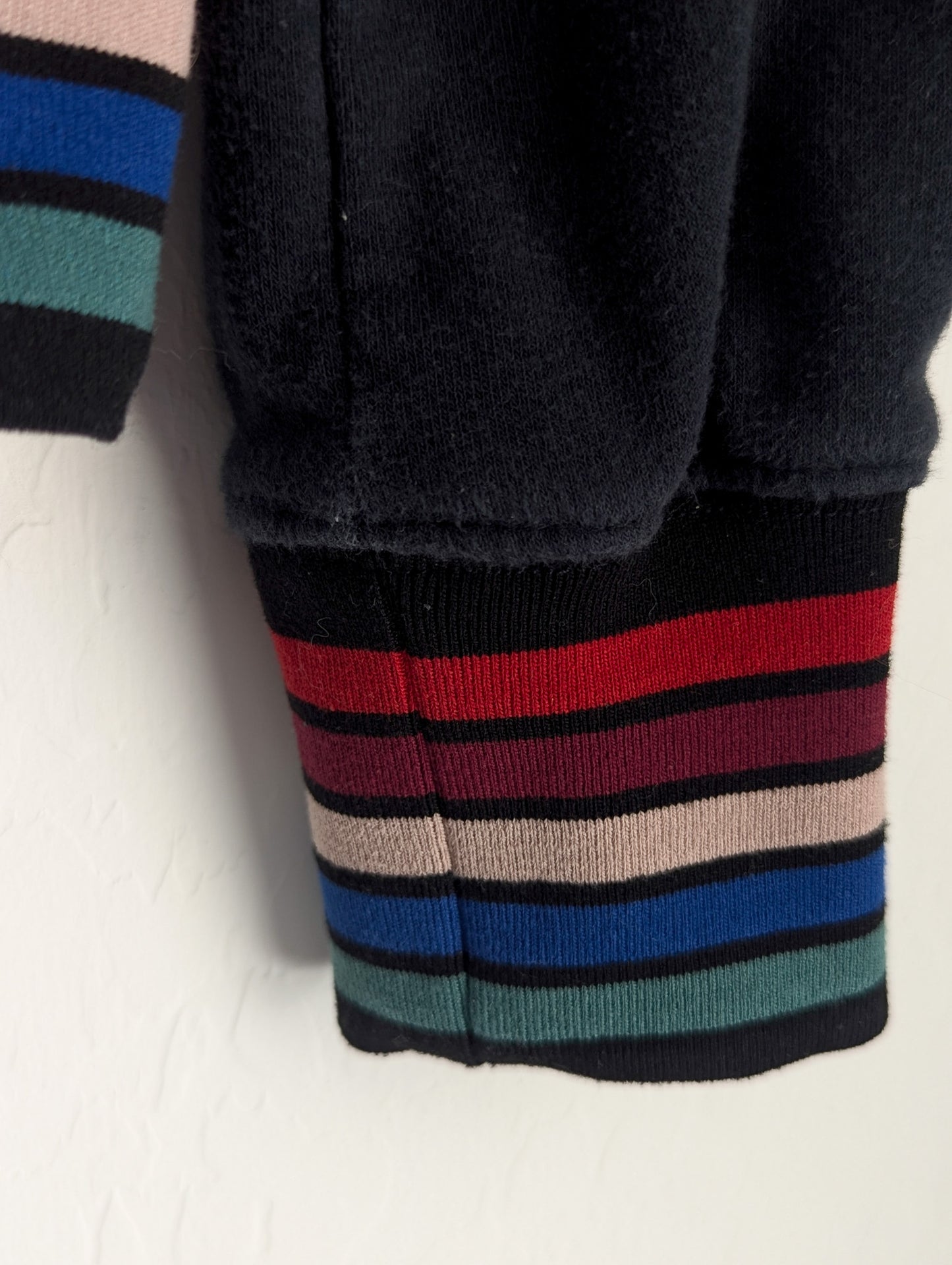Advocates Pop-Off - Women's Striped Ribbing Sweatshirt XS - Repurposed Rebels