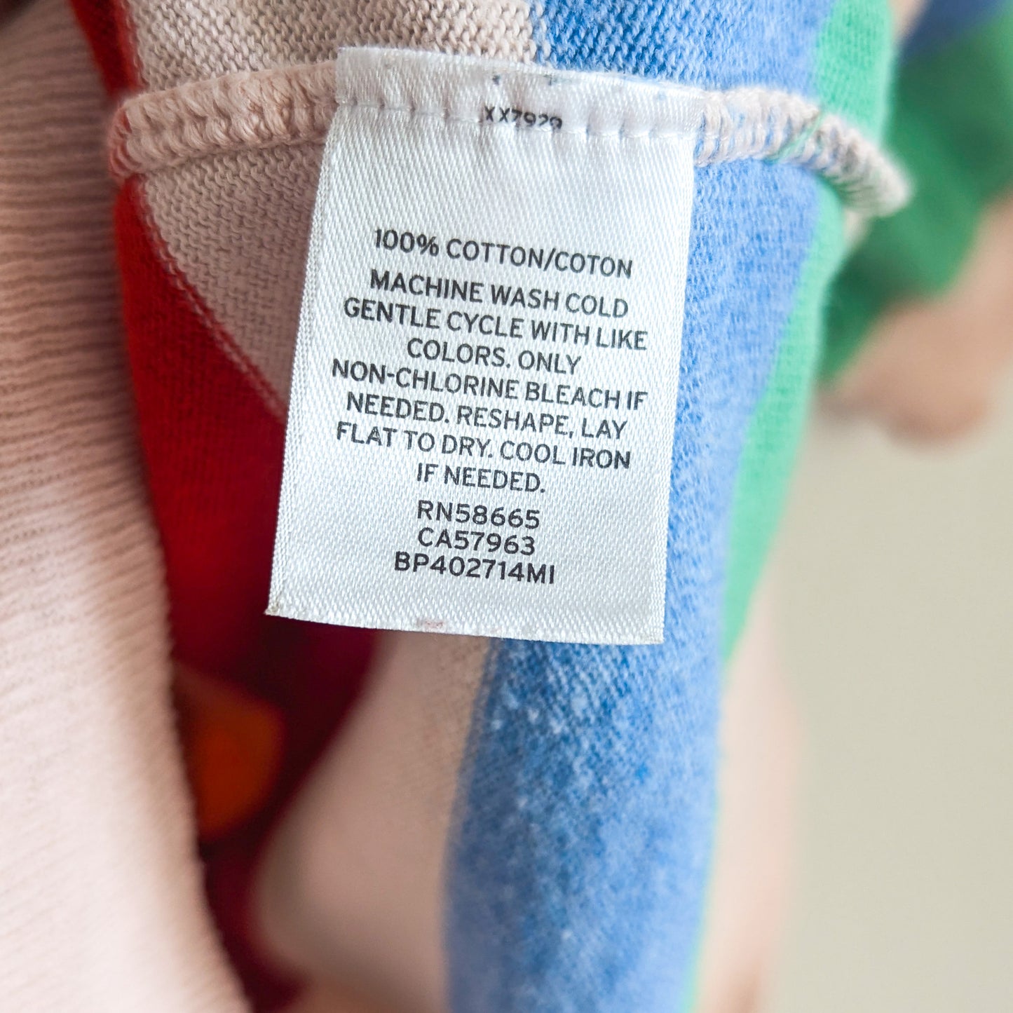 Care About Disability Rights - Women's Striped Short Sleeved Sweater (M) - Repurposed Rebels