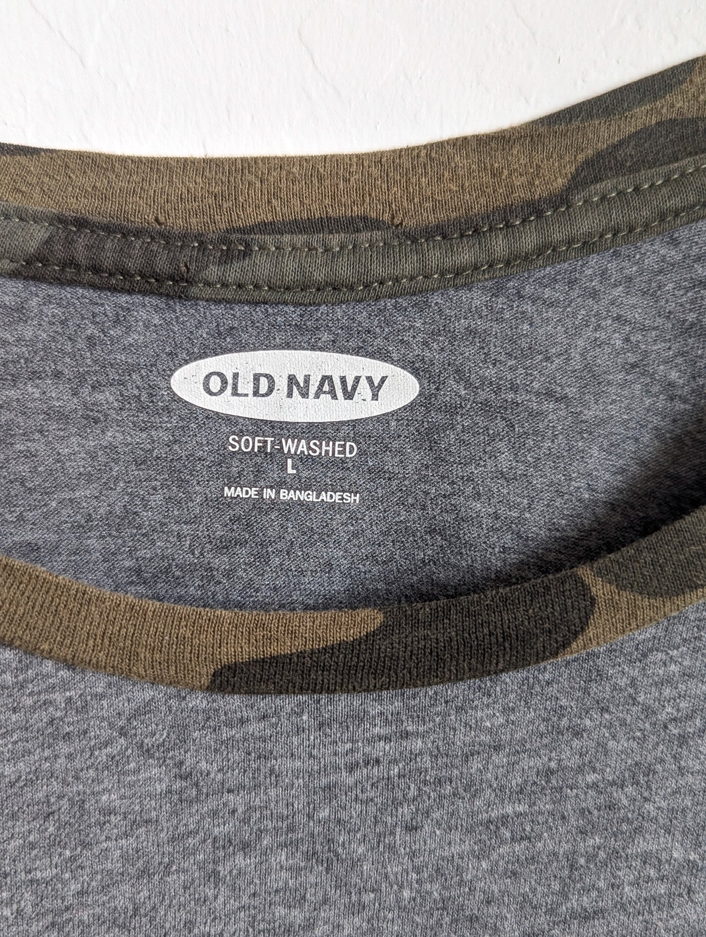 Remember, Only You Can Prevent Exclusion - Women's Raglan Camo Tee (L) - Repurposed Rebels