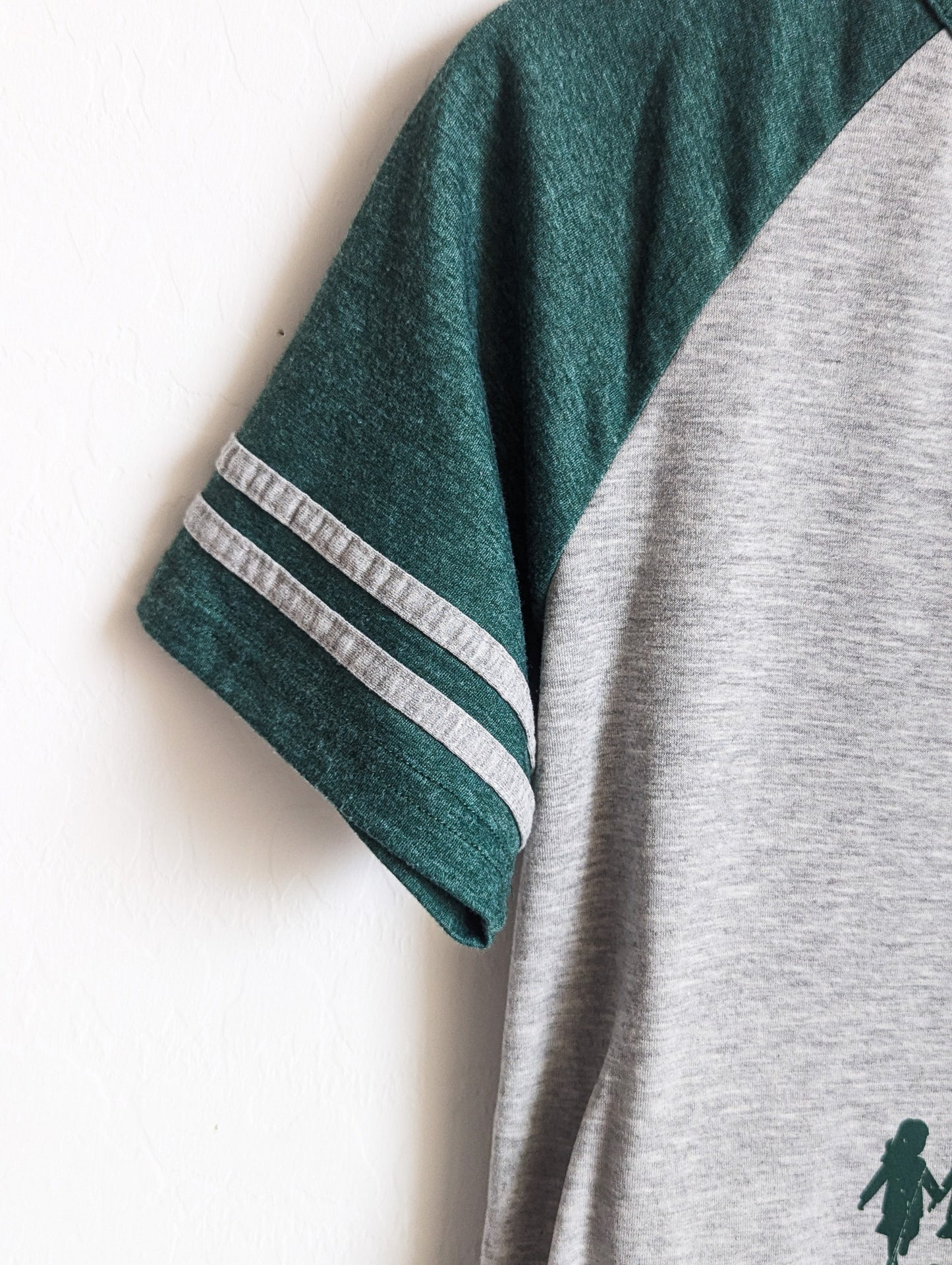 Give a Hoot, Please Include - Women's Colorblock Ringer Tee (S) - Repurposed Rebels