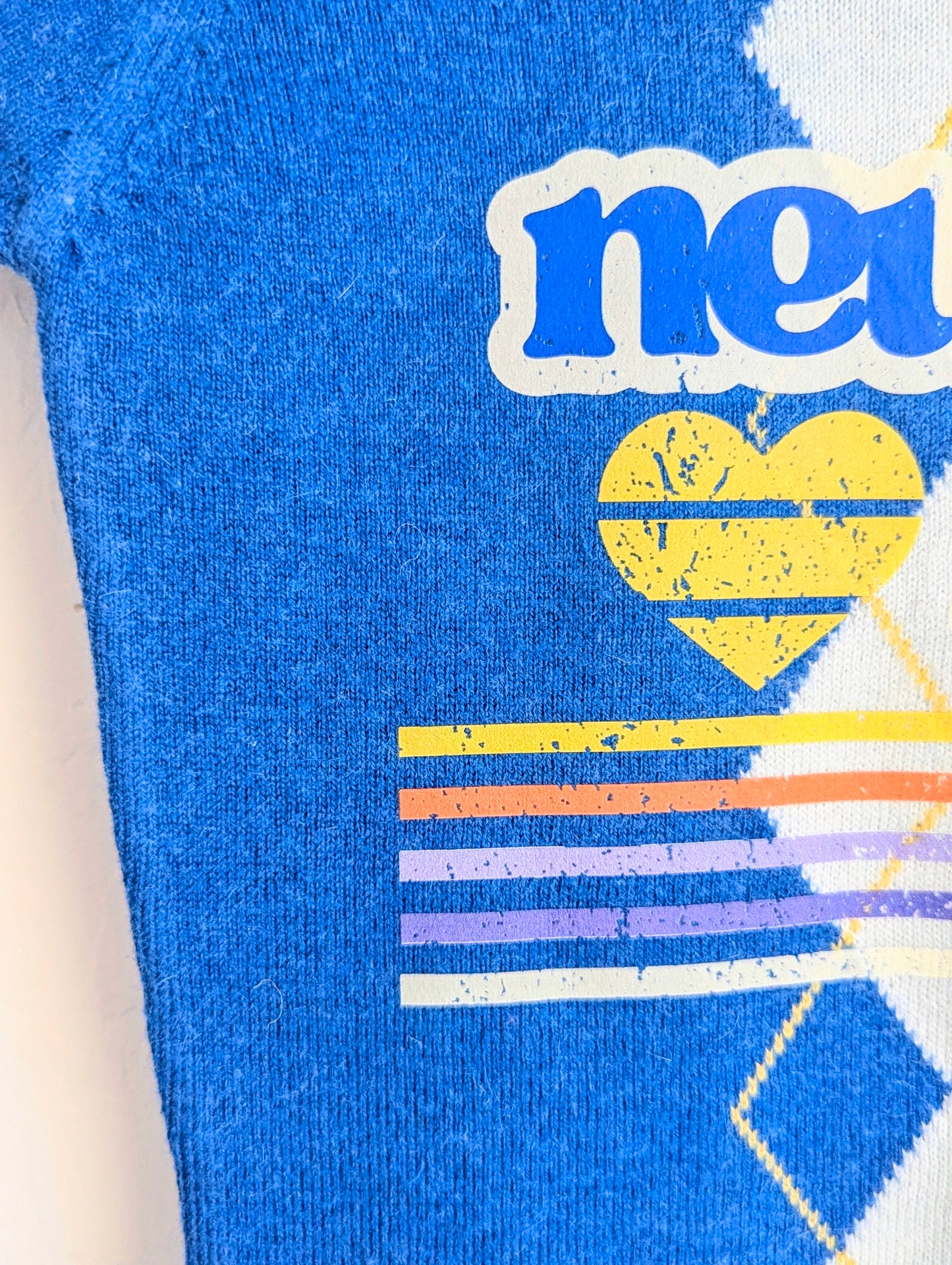 Neurotype Hype Girl - Women's Fitted Argyle Sweater (M) - Repurposed Rebels