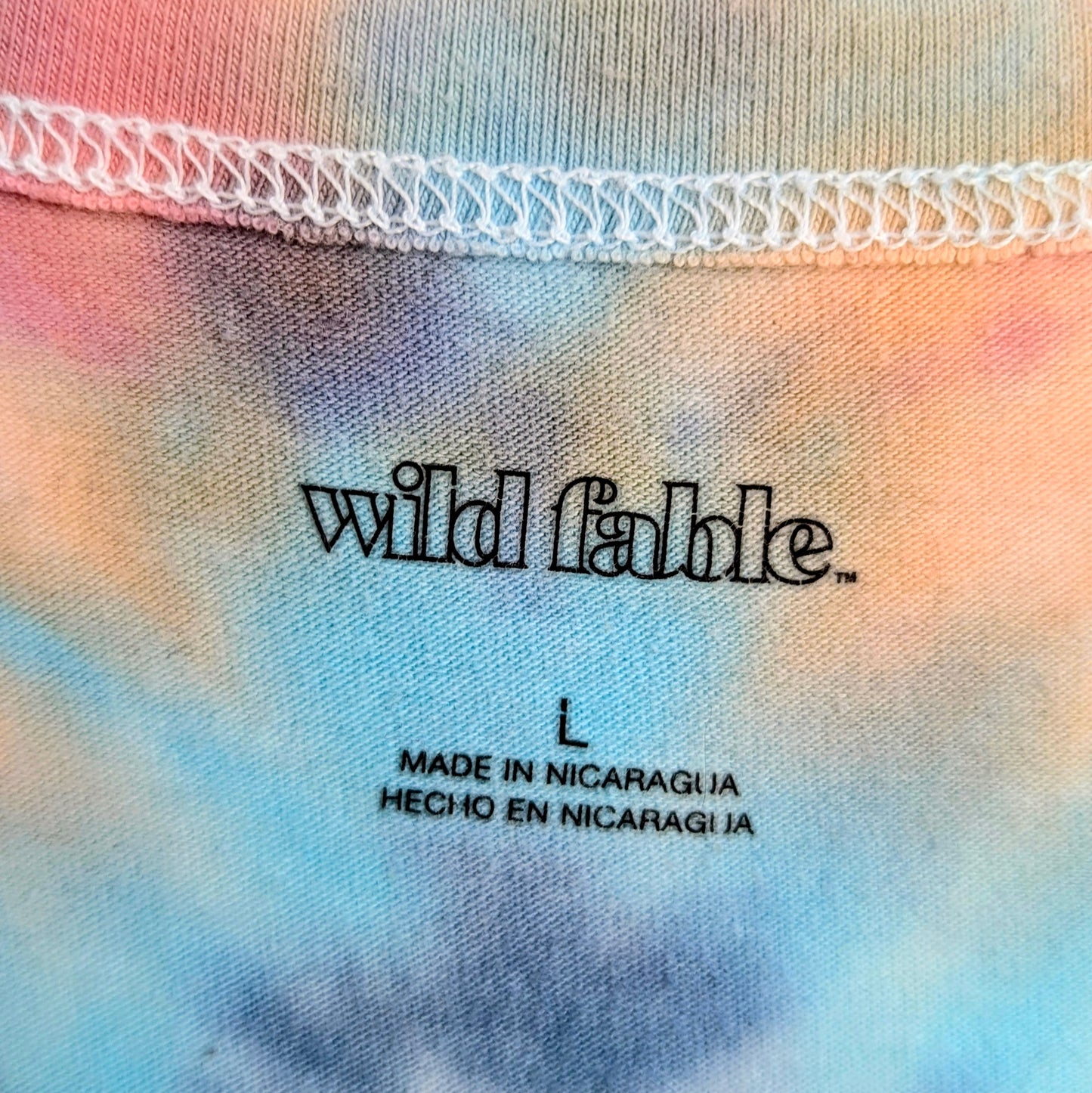 Neurovana - Smells Like Team Effort, Looks Like Regulation - Women's Boxy Cropped Tie-Dye Tee (M) - Repurposed Rebels