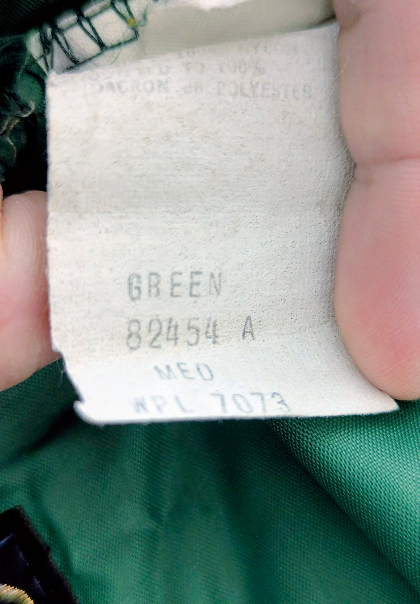 IDEA - 1975 - Adult Unisex (M) Dark Green Puffer Vest - Repurposed Rebels
