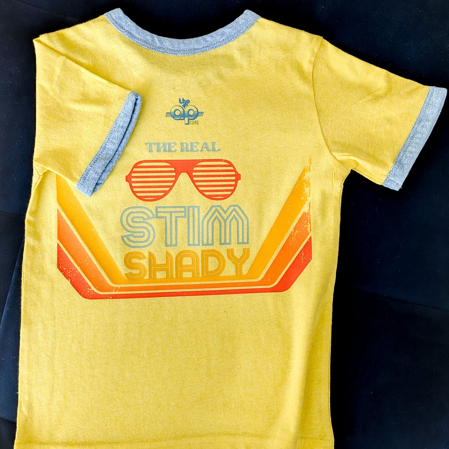 The Real Stim Shady - Kids' Heathered Ringer Tee - Limited Edition