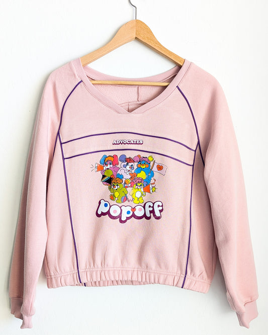 Advocates Pop-Off - Women's Crewneck Pullover (M) - Repurposed Rebels