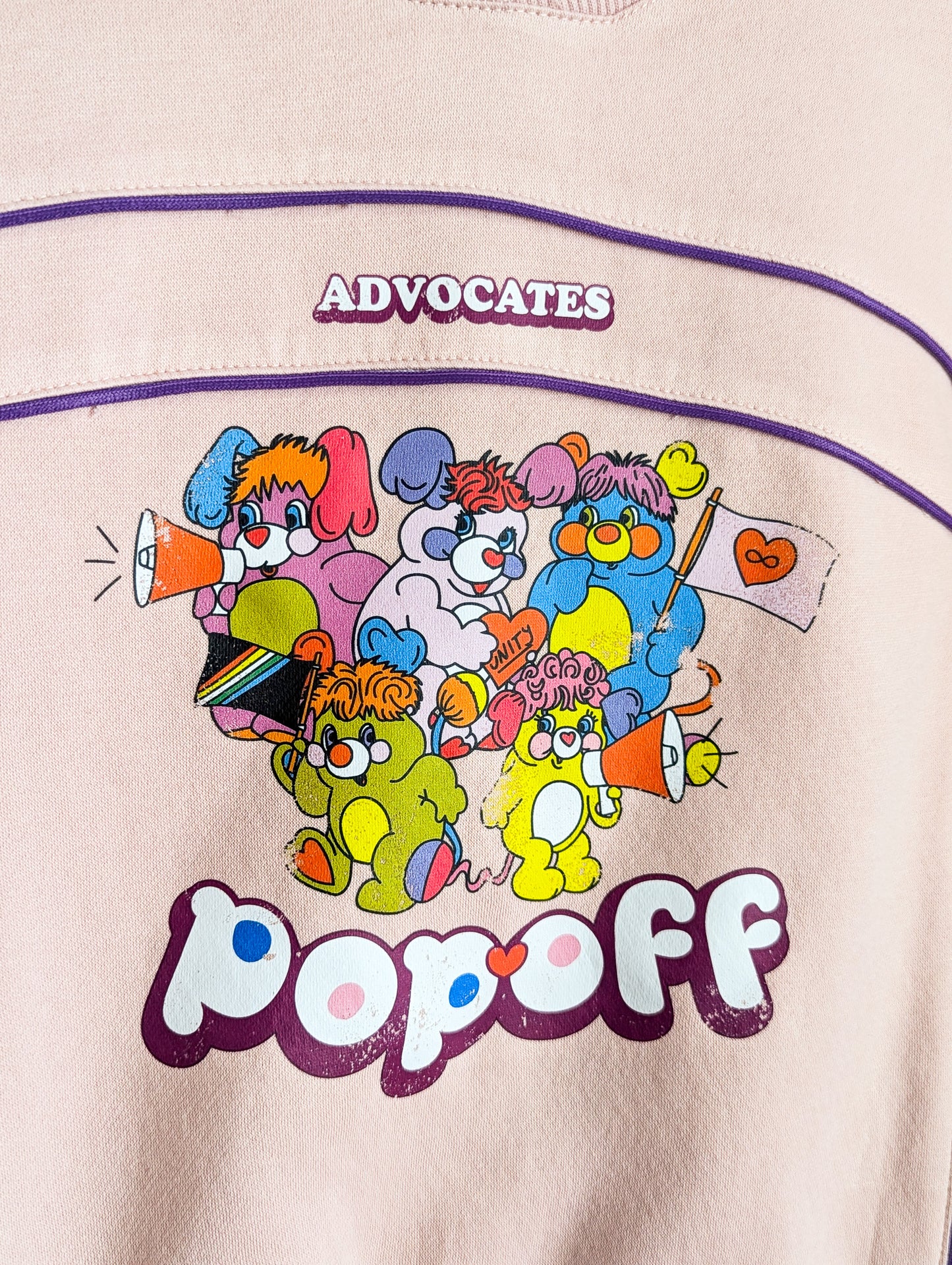 Advocates Pop-Off - Women's Crewneck Pullover (M) - Repurposed Rebels