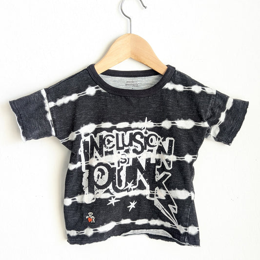 Inclusion is Punk - Toddler Boys' Raw Hem Faded Tee (3T) - Repurposed Rebels