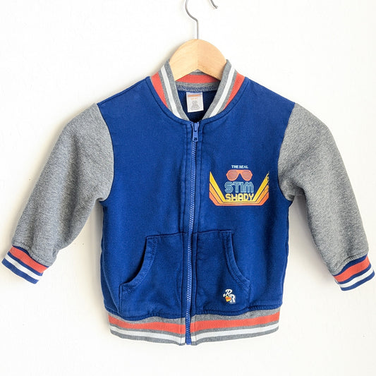 The Real Stim Shady - Toddler Boys' Varsity Style Hoodie (2-3T) - Repurposed Rebels