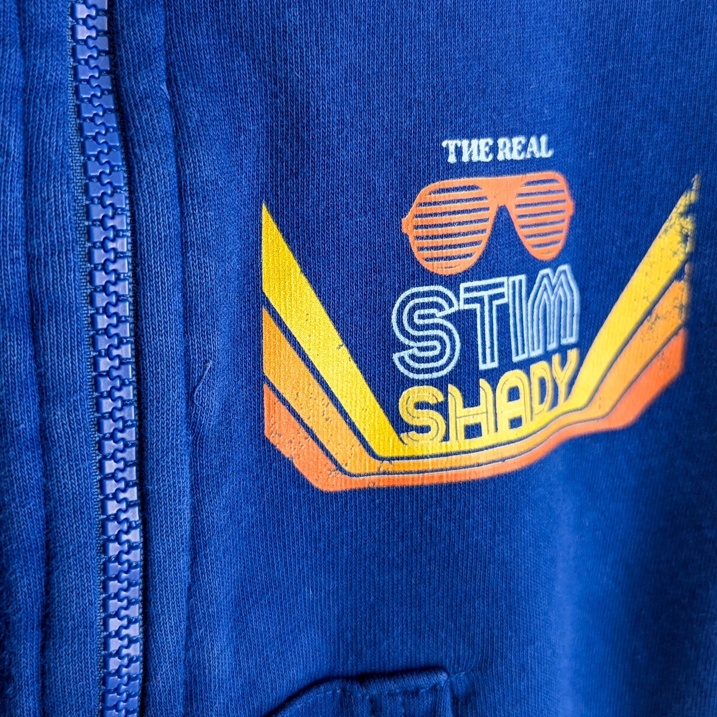 The Real Stim Shady - Toddler Boys' Varsity Style Hoodie (2-3T) - Repurposed Rebels