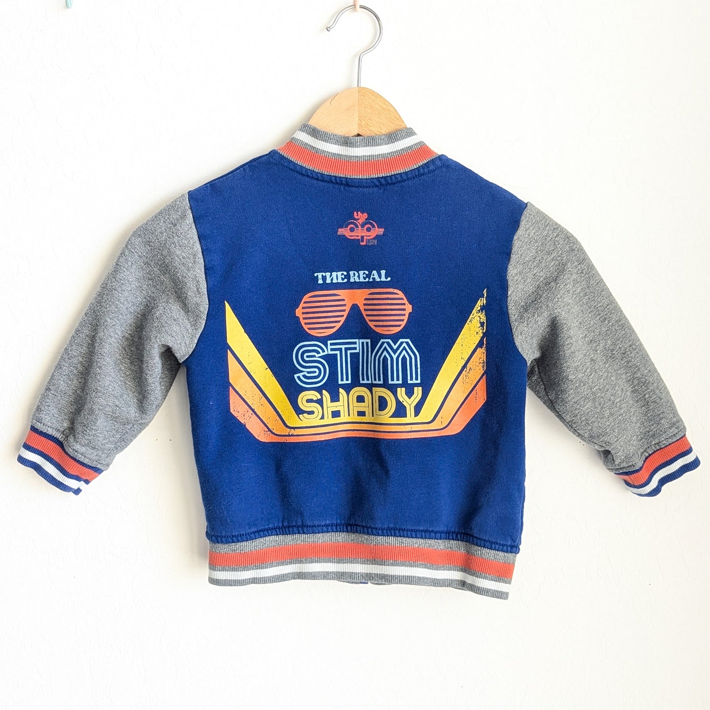 The Real Stim Shady - Toddler Boys' Varsity Style Hoodie (2-3T) - Repurposed Rebels
