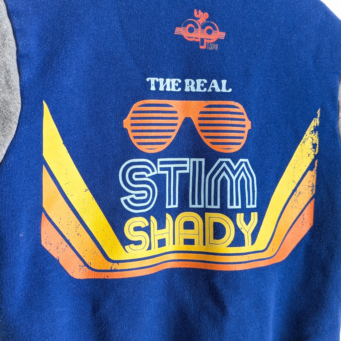 The Real Stim Shady - Toddler Boys' Varsity Style Hoodie (2-3T) - Repurposed Rebels