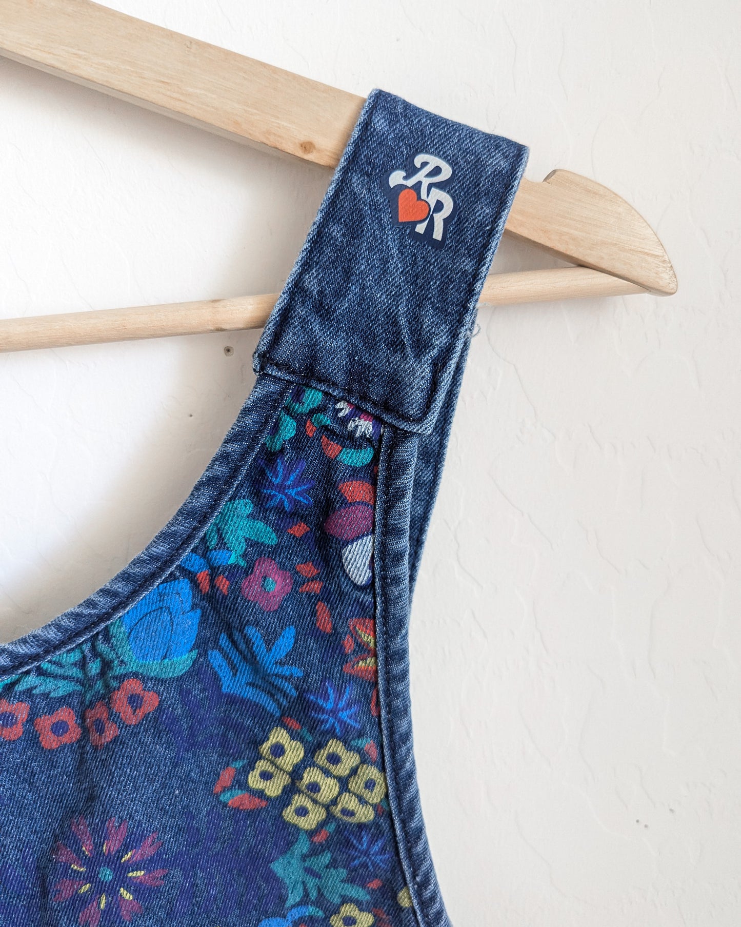 Advocate Reputation - It's a New Generation - Women's Painted Overalls/Denim Romper (M) - Repurposed Rebels