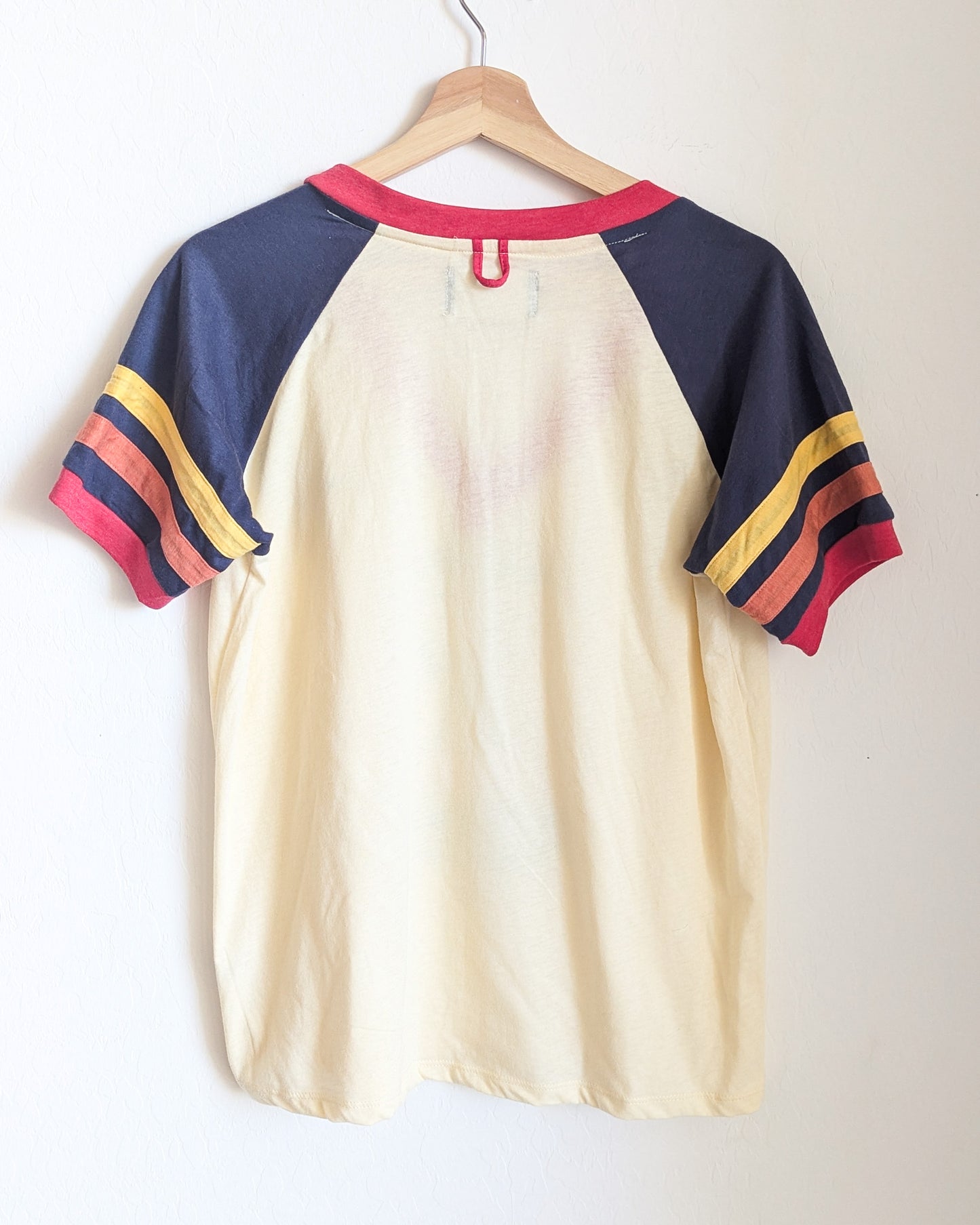 Experts in Unspoken Communication - Women's Color Block V-Neck Ringer Tee (L) - Repurposed Rebels (Copy)