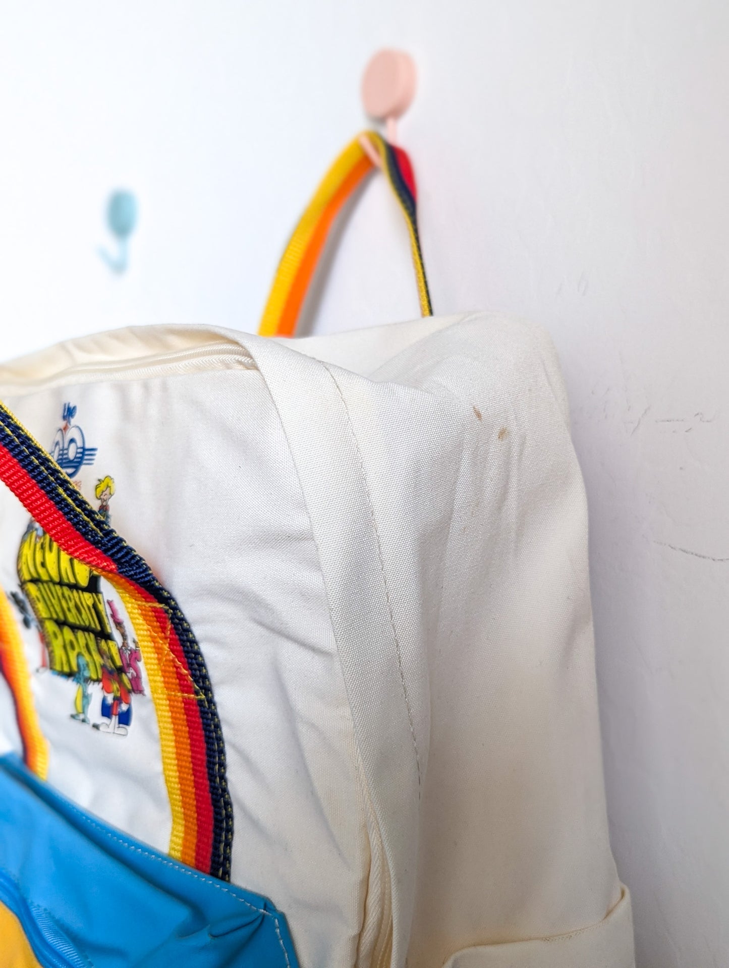 Neurodiversity - School House Rock Style - Small Backpack/Laptop Bag - Repurposed Rebels