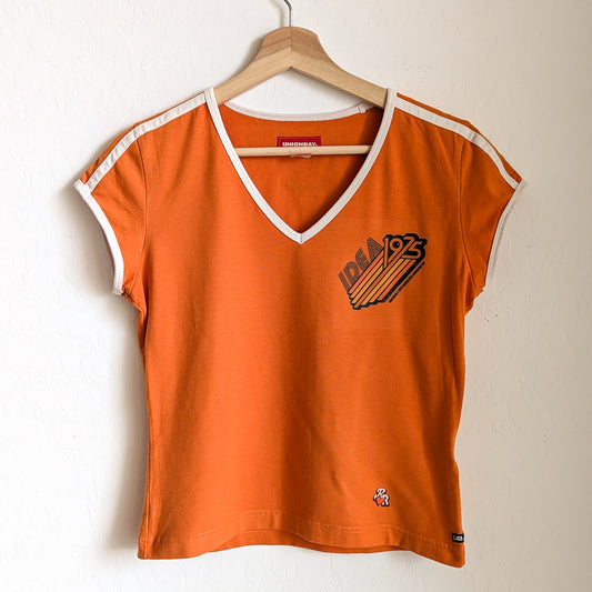 1975 IDEA - Individuals with Disabilities Education Act - Women's Fitted V-Neck Fitted Baby Tee (L) - Repurposed Rebels