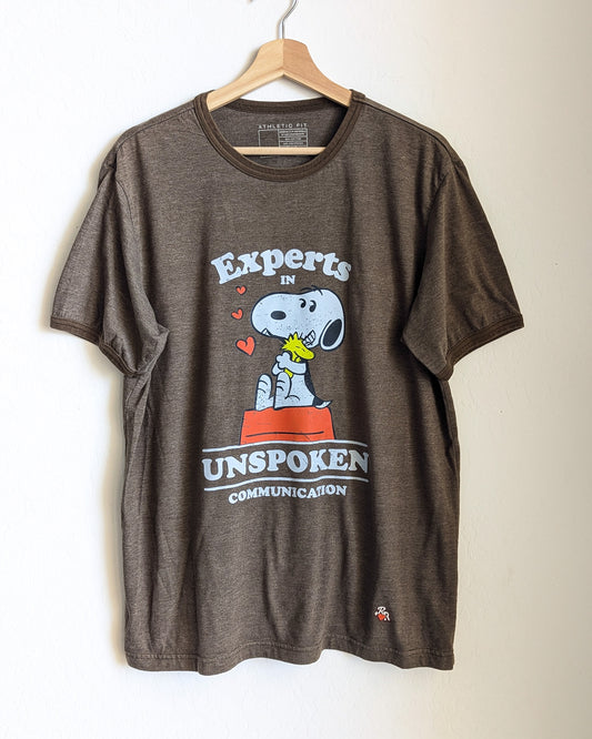 Experts in Unspoken Communication - Adult Unisex Ringer Tee (XL) - Repurposed Rebels