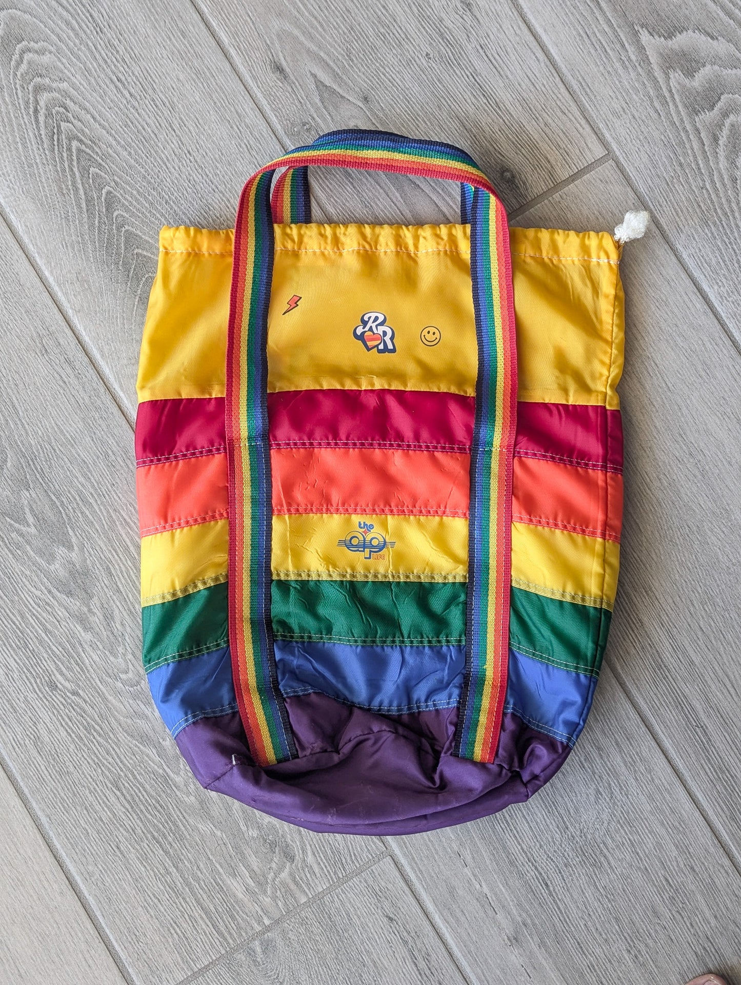 Neurodiversity - Vintage Insulated Rainbow Bag - Repurposed Rebels