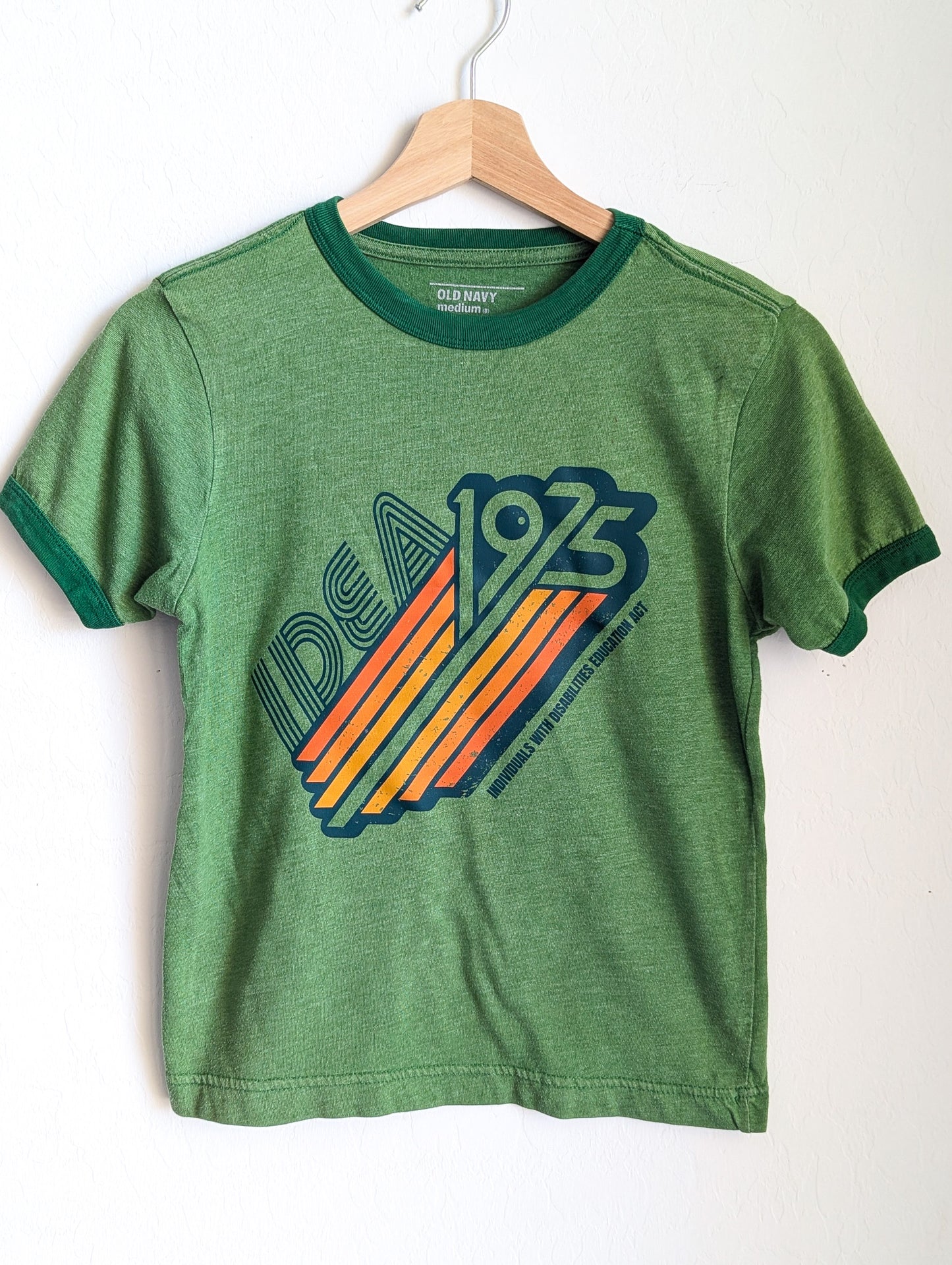 1975 IDEA - Individuals with Disabilities Education Act - Women's Fitted Baby Ringer Tee (M) - Repurposed Rebels