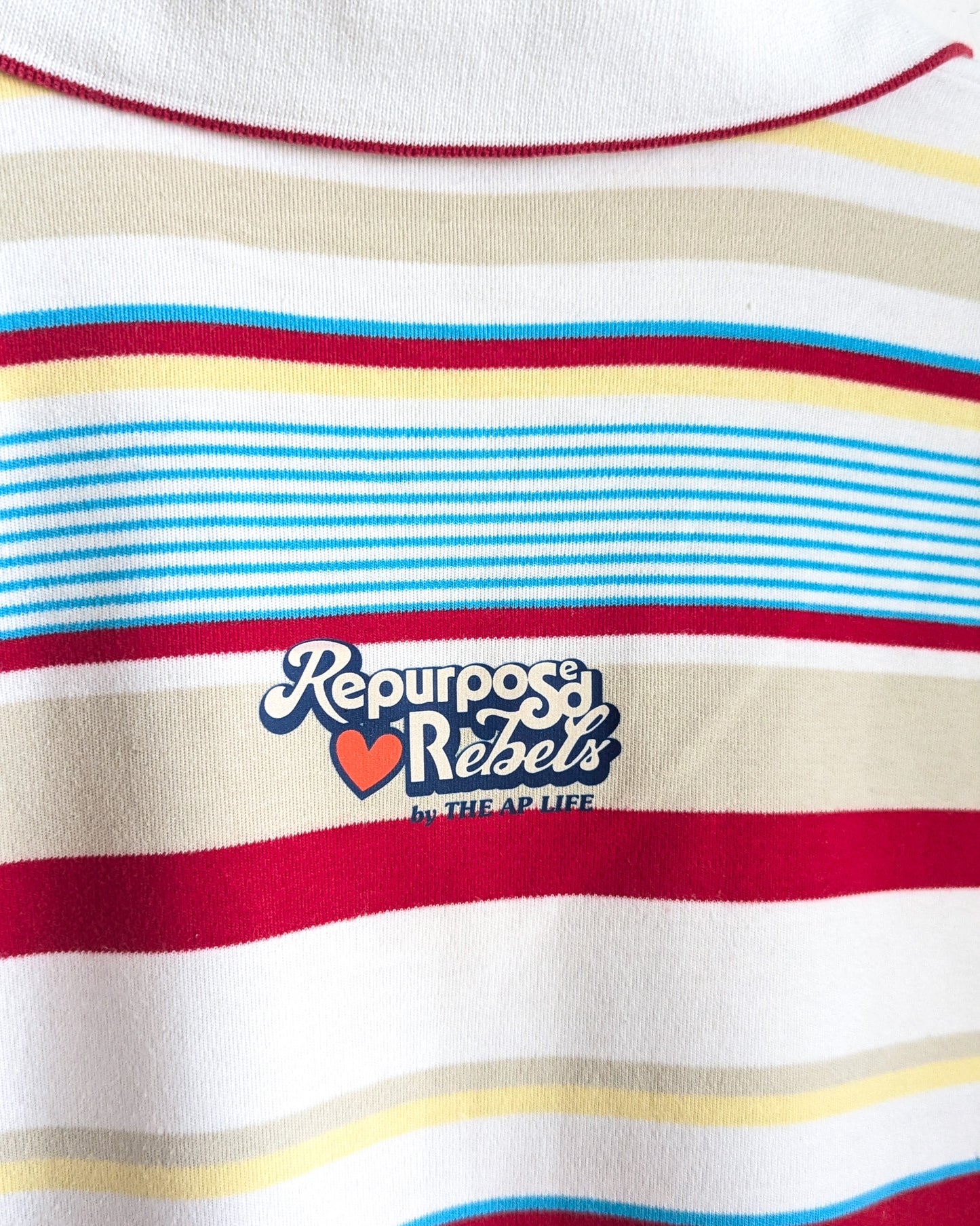 Disability Rights for a Happier & More Inclusive World - Women's VTG Short-Sleeved Polo Sweater (S) - Repurposed Rebels