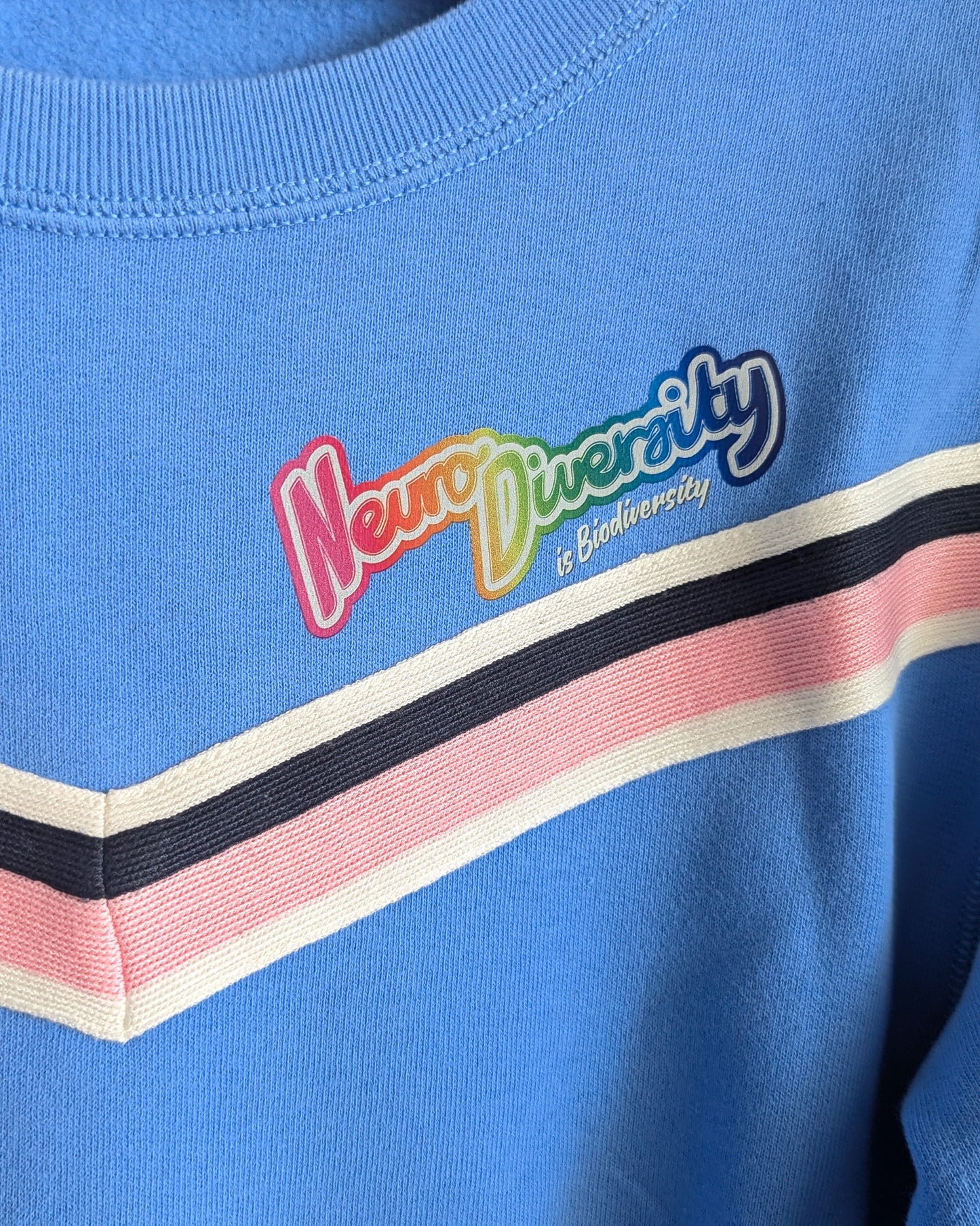 Neurodiversity is Biodiversity - Women's Boxy Preppy Sweatshirt (M) - Repurposed Rebels