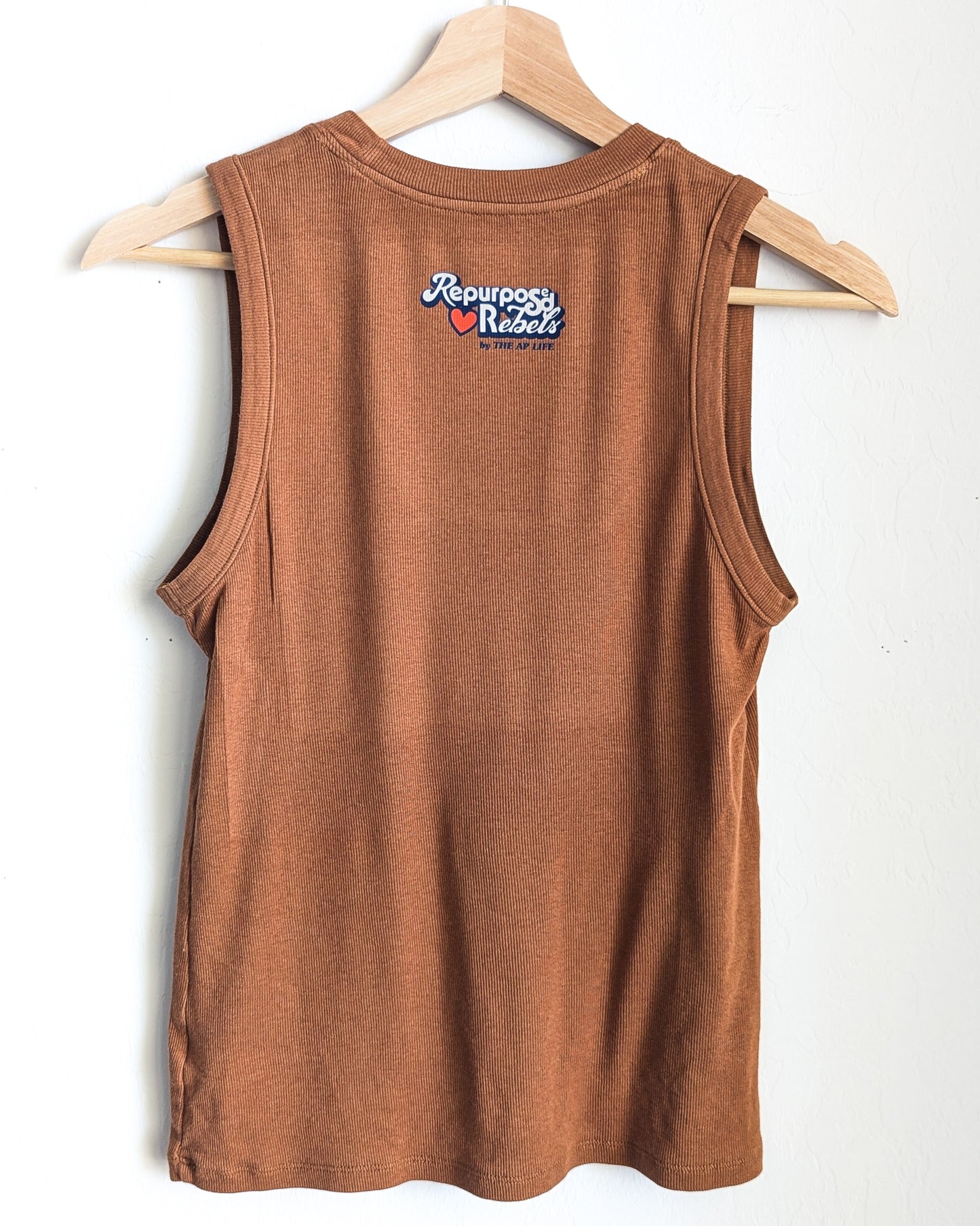 Super Energetic Despite My Limited Diet - Women's Ribbed Tank Top (M) - Repurposed Rebels