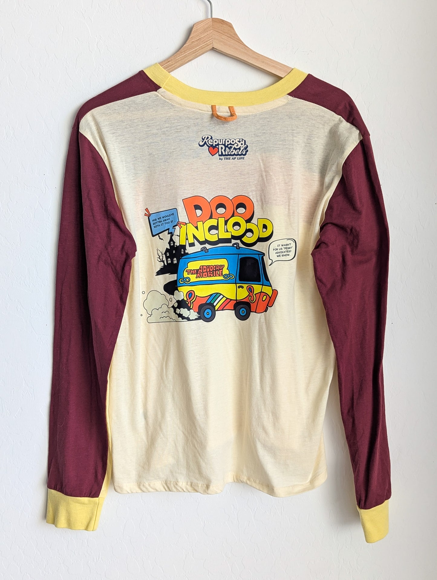 Doo Inclood - The Advocacy Mobile - Adult Unisex Long-Sleeved Tee (XL) - Repurposed Rebels