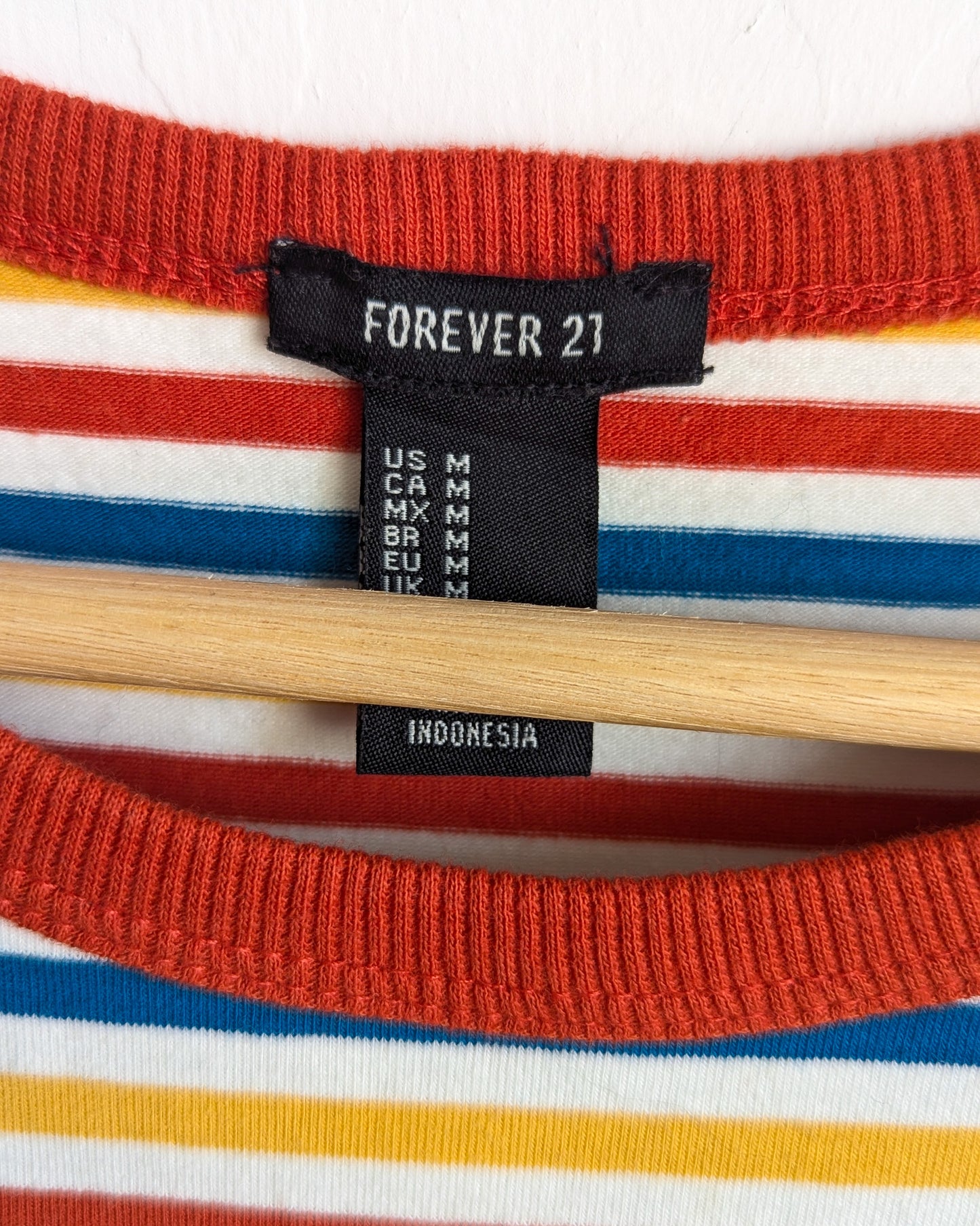 A Sucker for Instant Gratification - Women's Fitted Striped Ringer Tee (M) - Repurposed Rebels