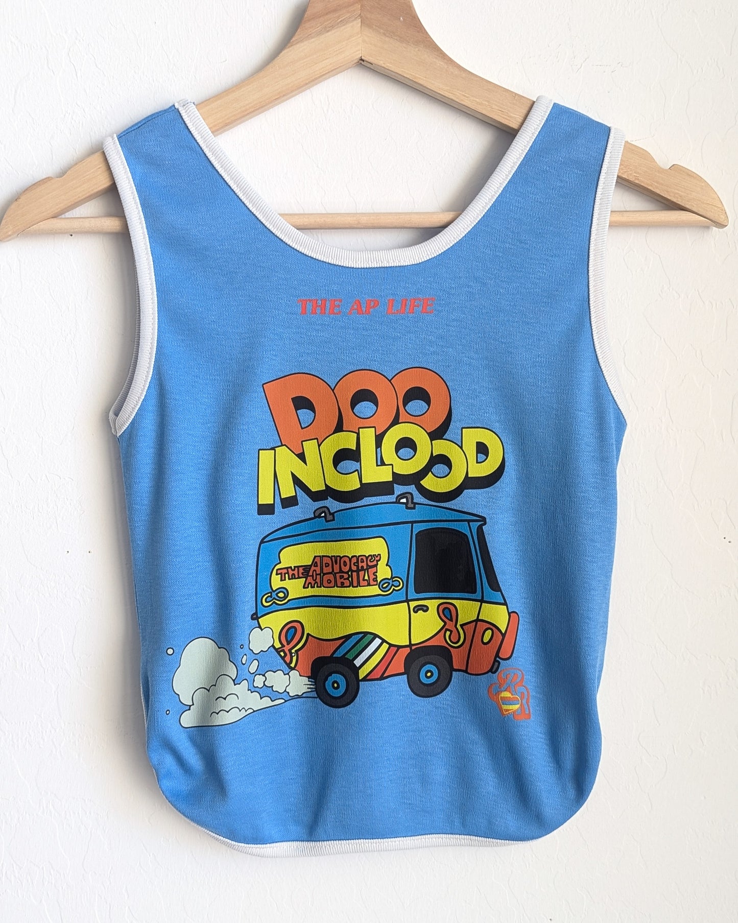 Doo Inclood - The Advocacy Mobile - Kids' VTG Ringer Tank Top (5T) - Repurposed Rebels