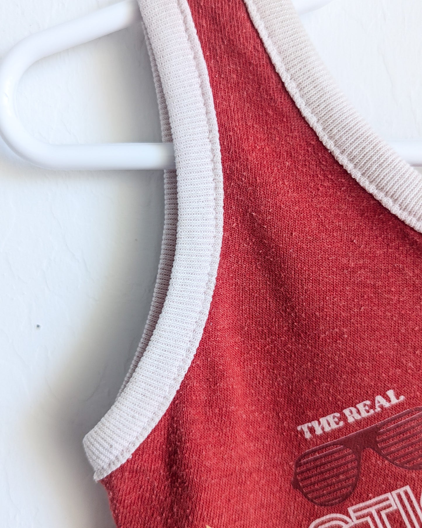 The Real Stim Shady - Toddler VTG Ringer Tank Top (2-3T) - Repurposed Rebels