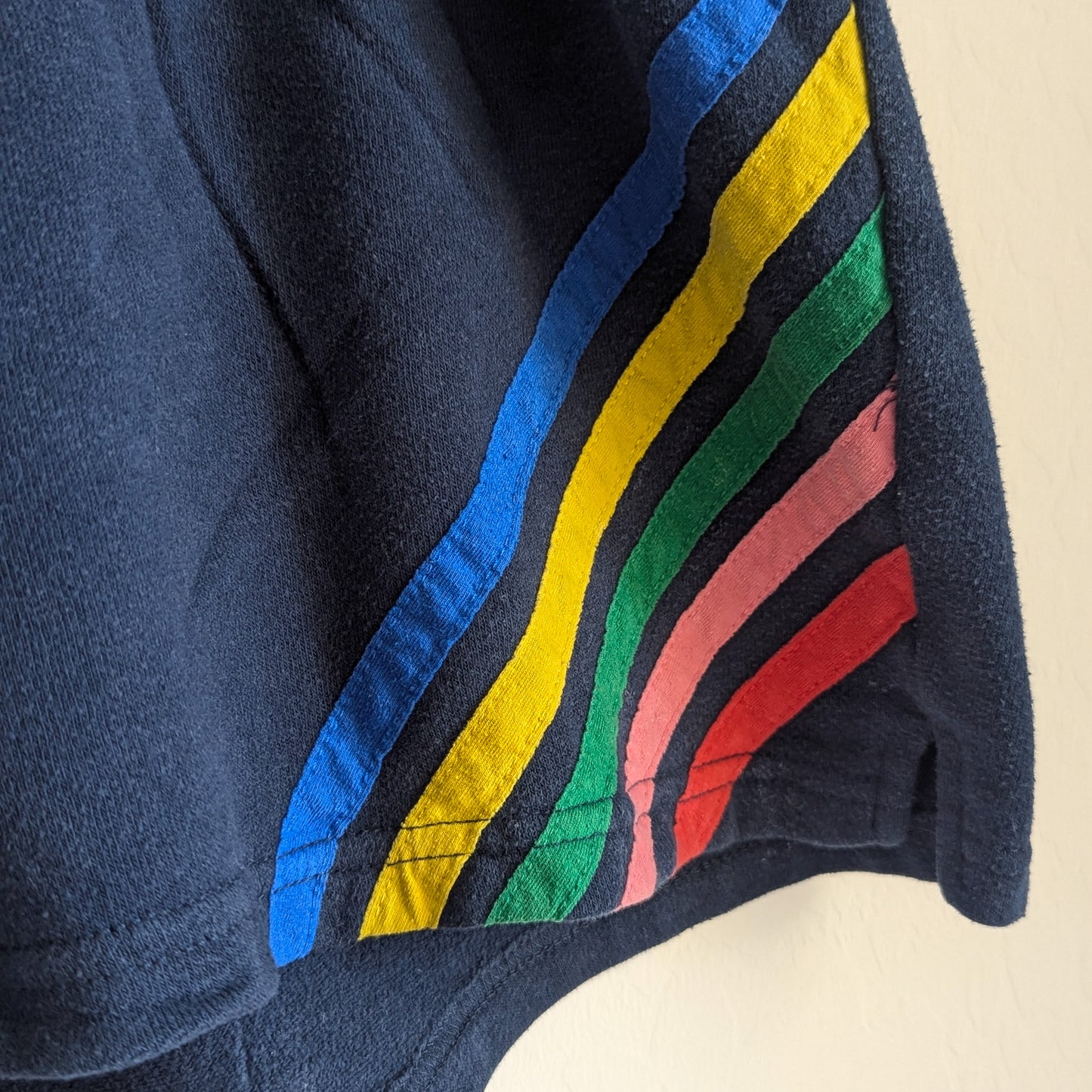 Care About Disability Rights - Women's Rainbow Stripe Shorts (XL) - Repurposed Rebels