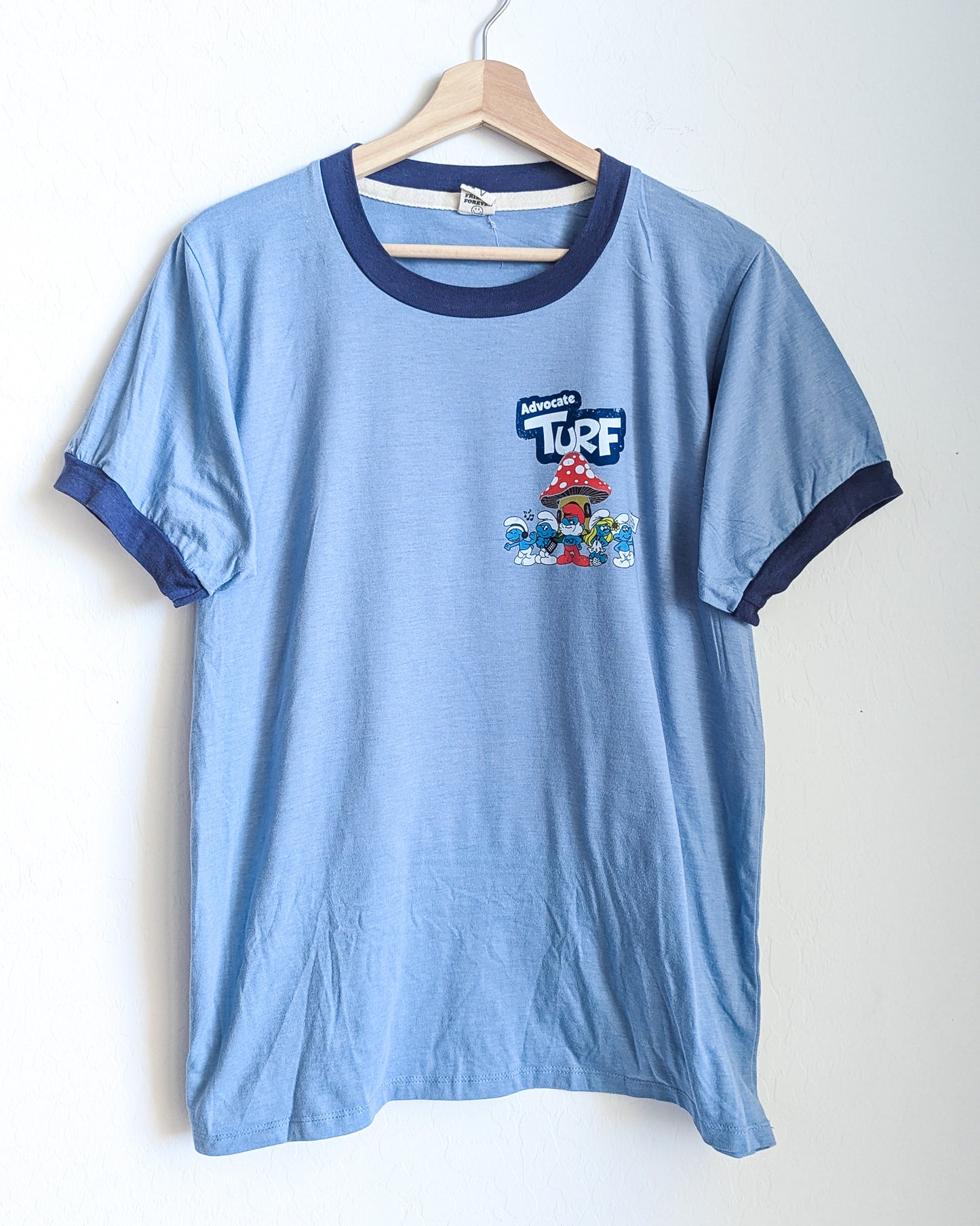 Advocate Turf - Adult Unisex Ringer Tee (M) - Repurposed Rebels