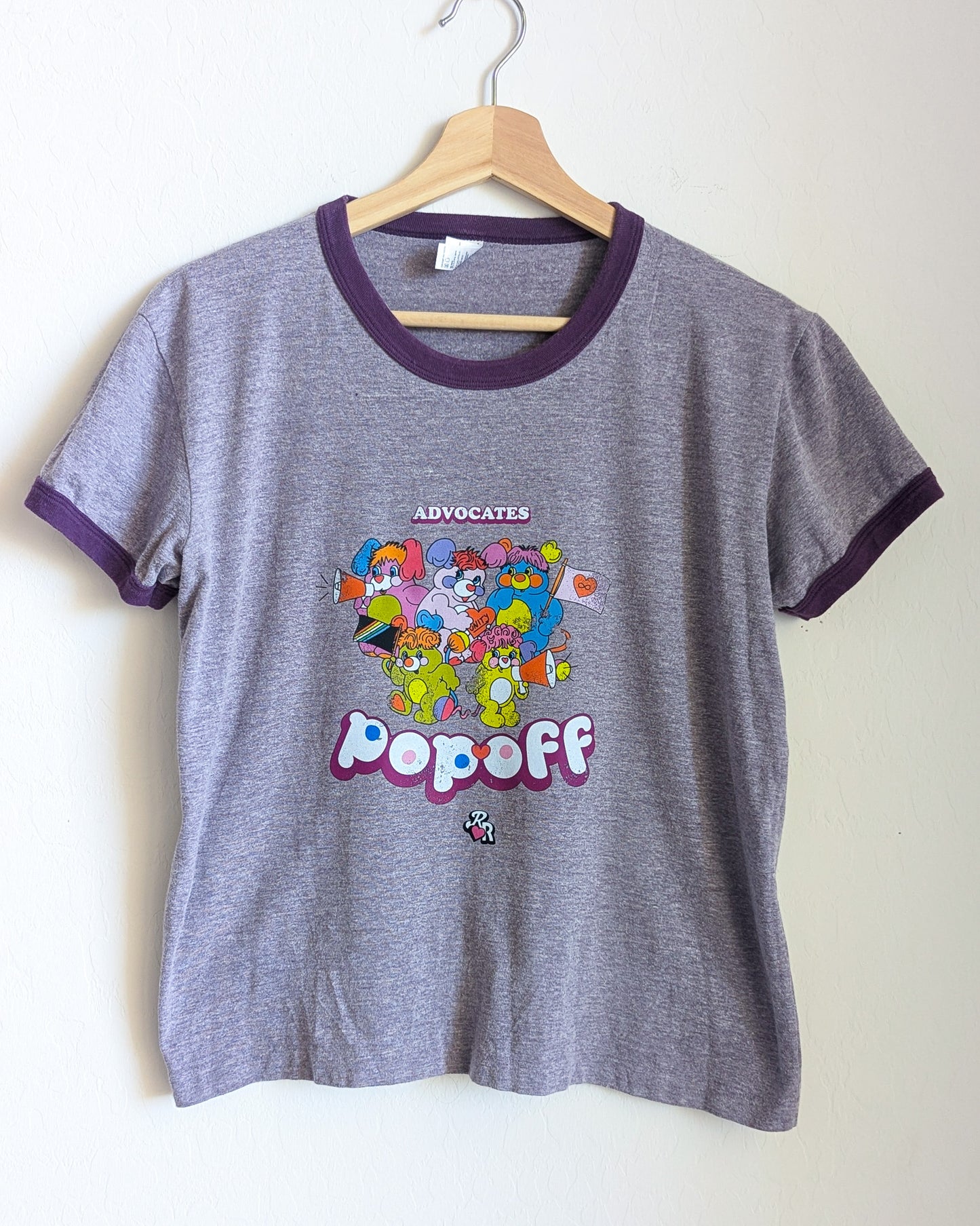 Advocates Pop Off - Women's Baby Ringer Tee (XL) - Repurposed Rebels